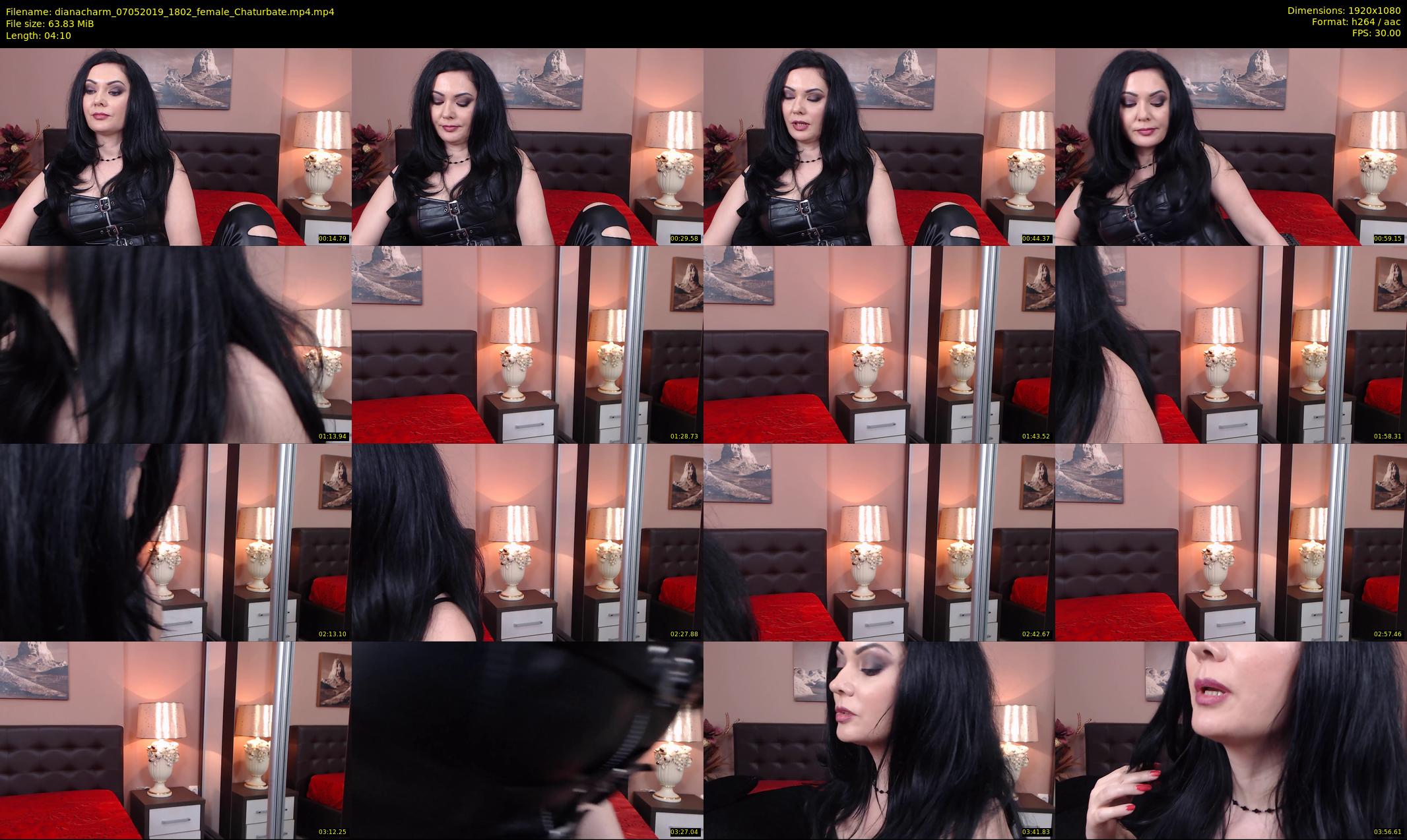 dianacharm — 5 minute Chaturbate female cam show recording, 1080p, May 7, 2019