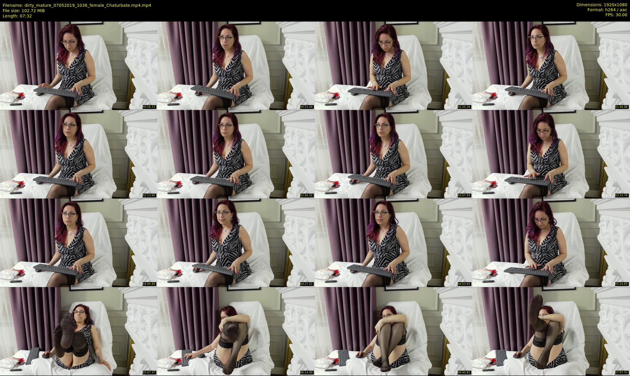 dirty_mature — 8 minute Chaturbate female cam show recording, 1080p, May 7, 2019
