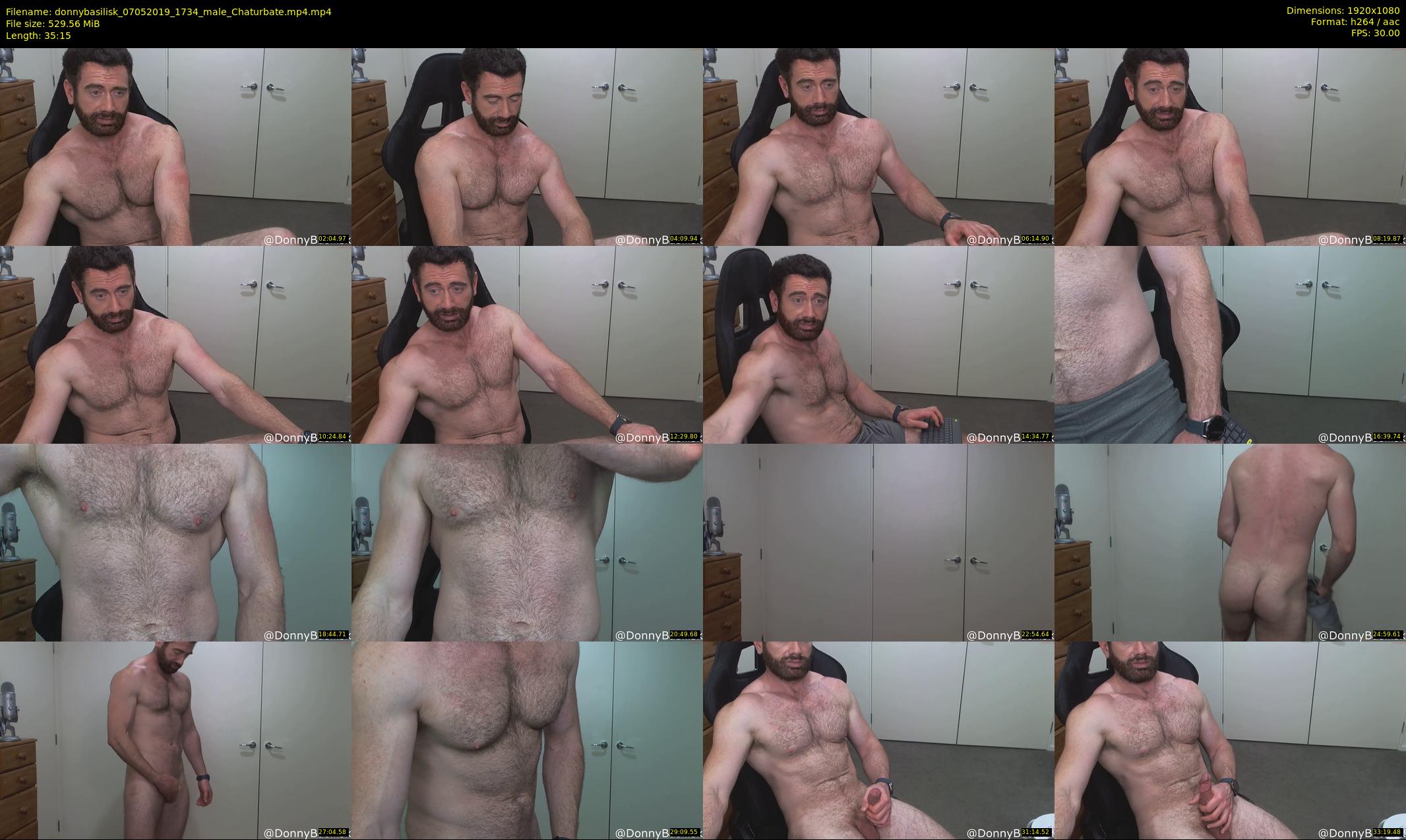donnybasilisk — 36 minute Chaturbate male cam show recording, 1080p, May 7, 2019