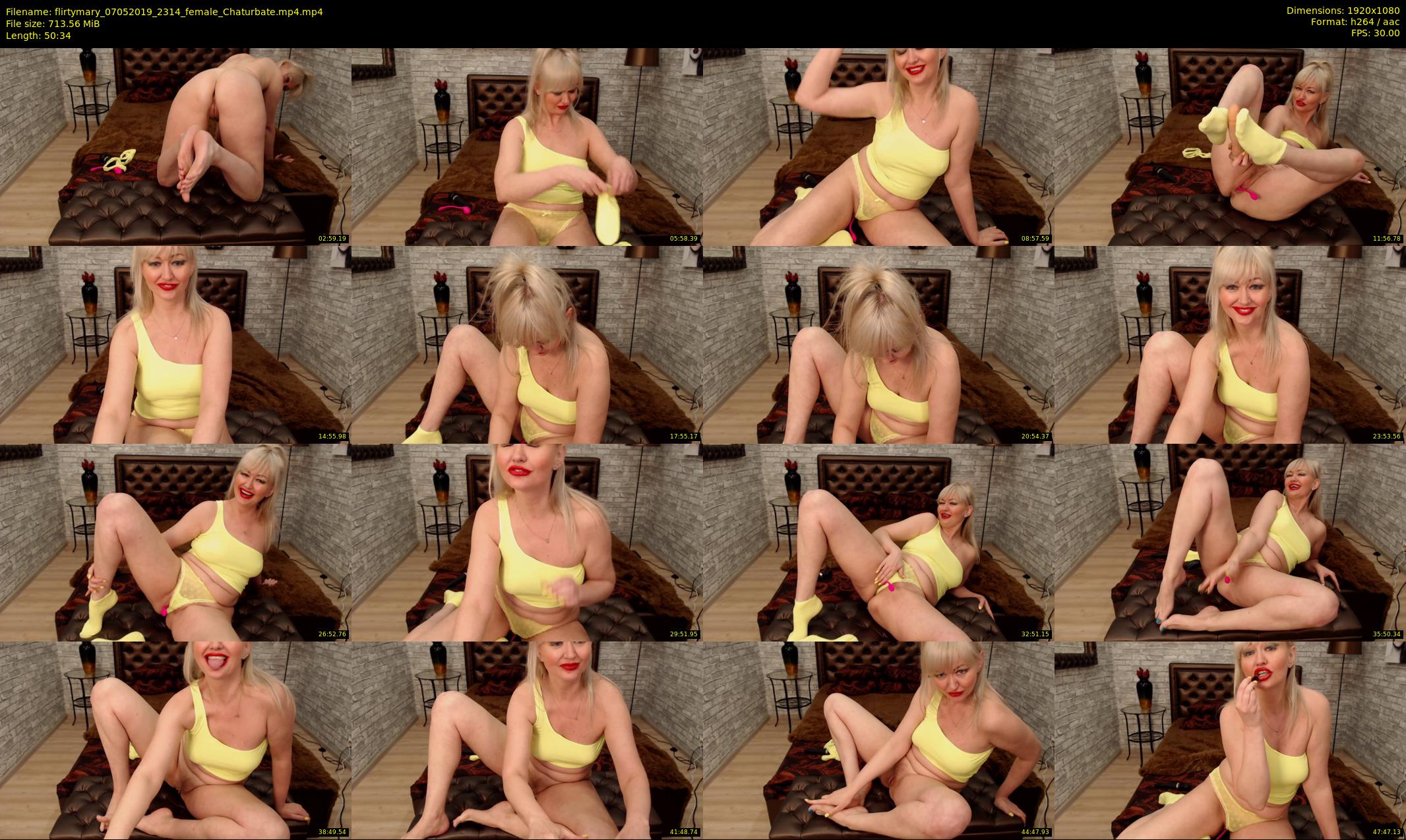 flirtymary — 51 minute Chaturbate female cam show recording, 1080p, May 7, 2019