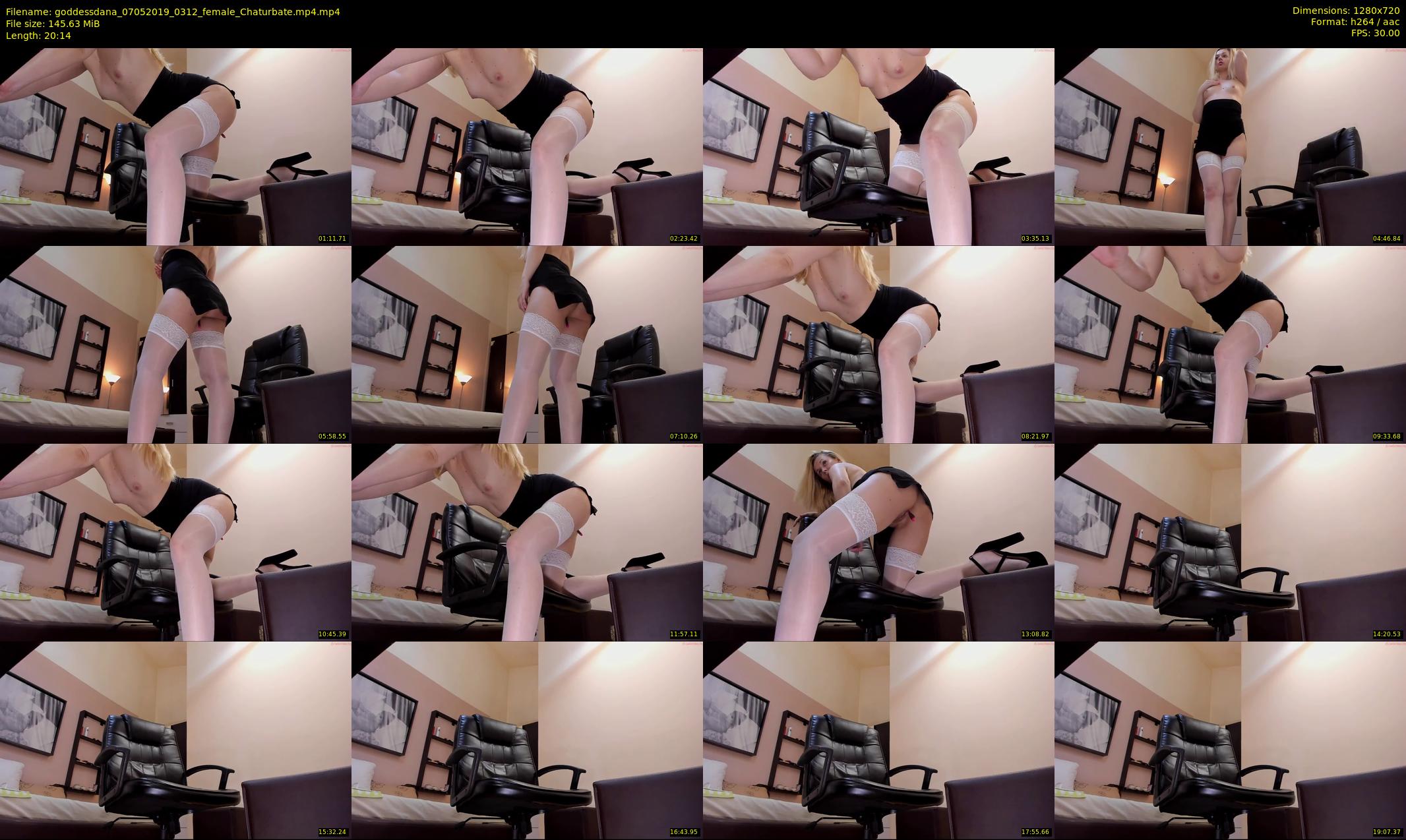 goddessdana — 21 minute Chaturbate female cam show recording, 720p, May 7, 2019