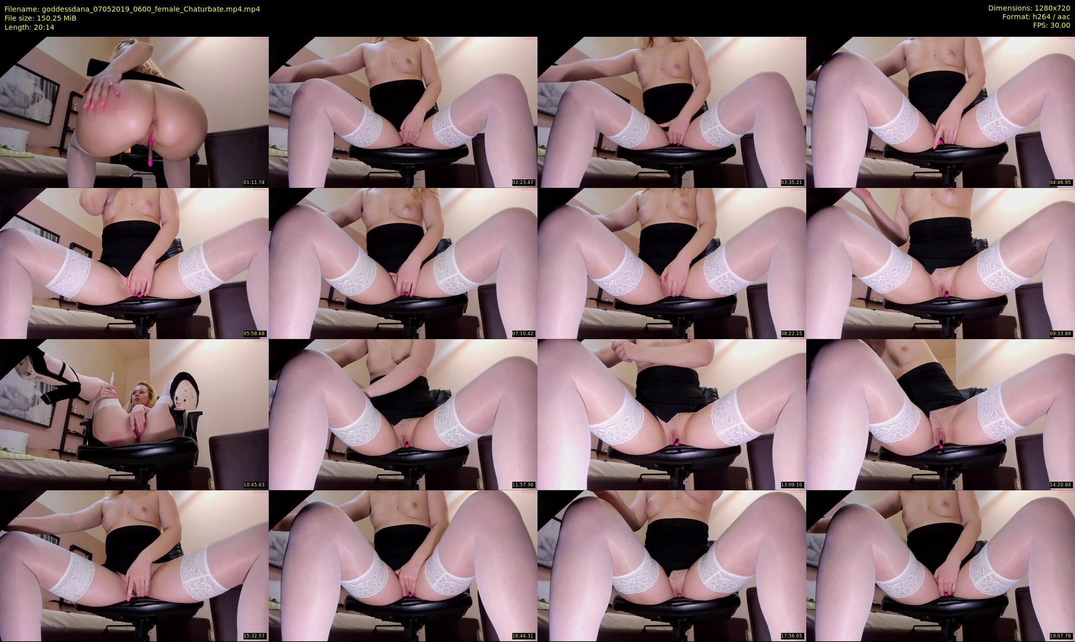 goddessdana — 21 minute Chaturbate female cam show recording, 720p, May 7, 2019
