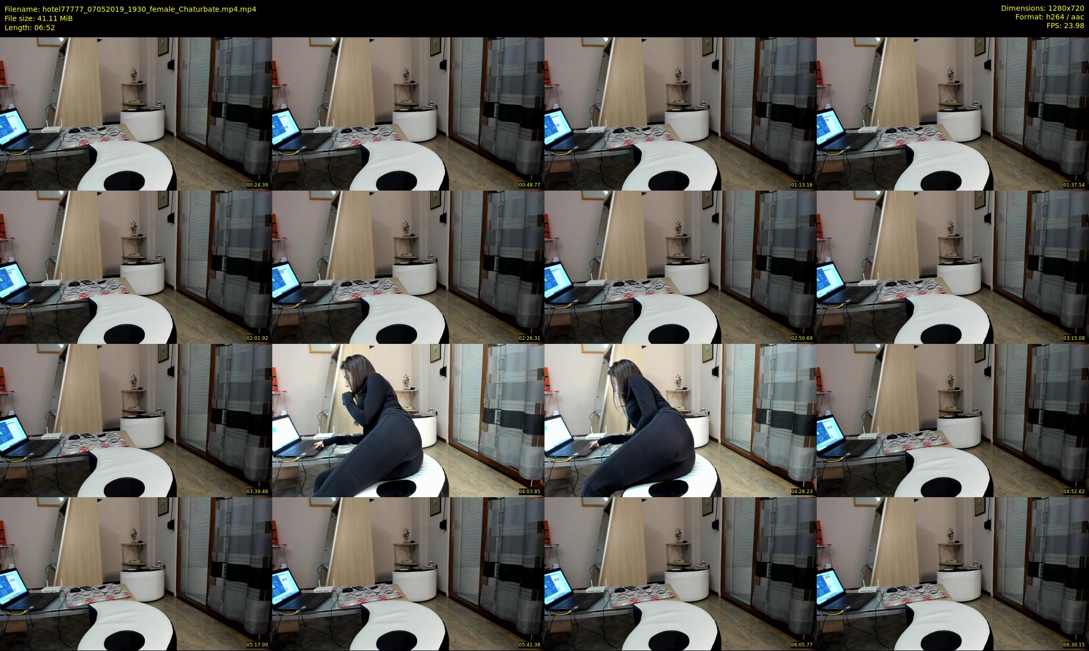 hotel77777 — 7 minute Chaturbate female cam show recording, 720p, May 7, 2019