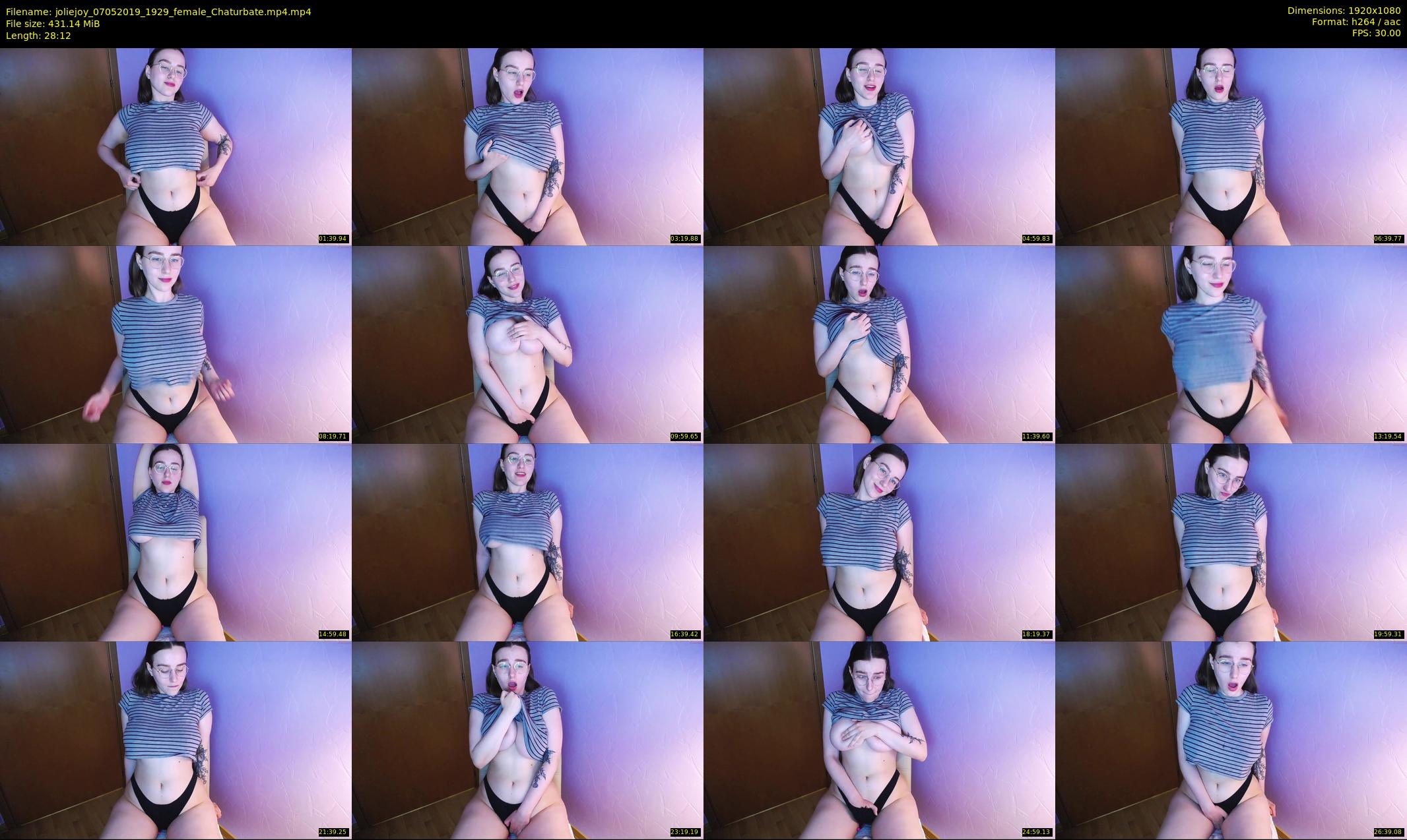 joliejoy — 29 minute Chaturbate female cam show recording, 1080p, May 7, 2019