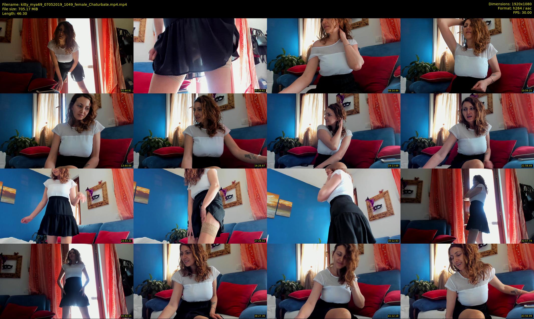 kitty_mya69 — 47 minute Chaturbate female cam show recording, 1080p, May 7, 2019