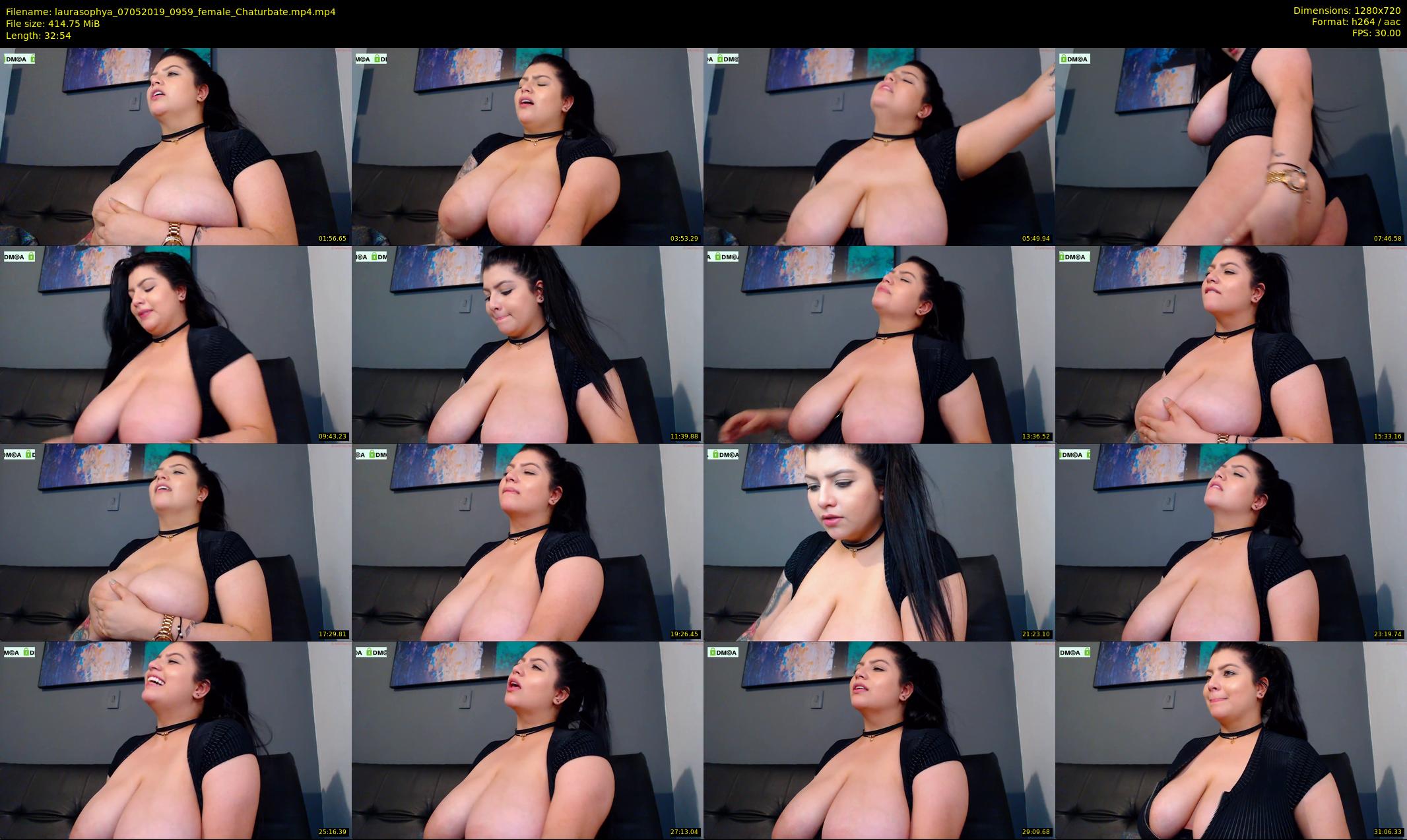 laurasophya — 33 minute Chaturbate female cam show recording, 720p, May 7, 2019