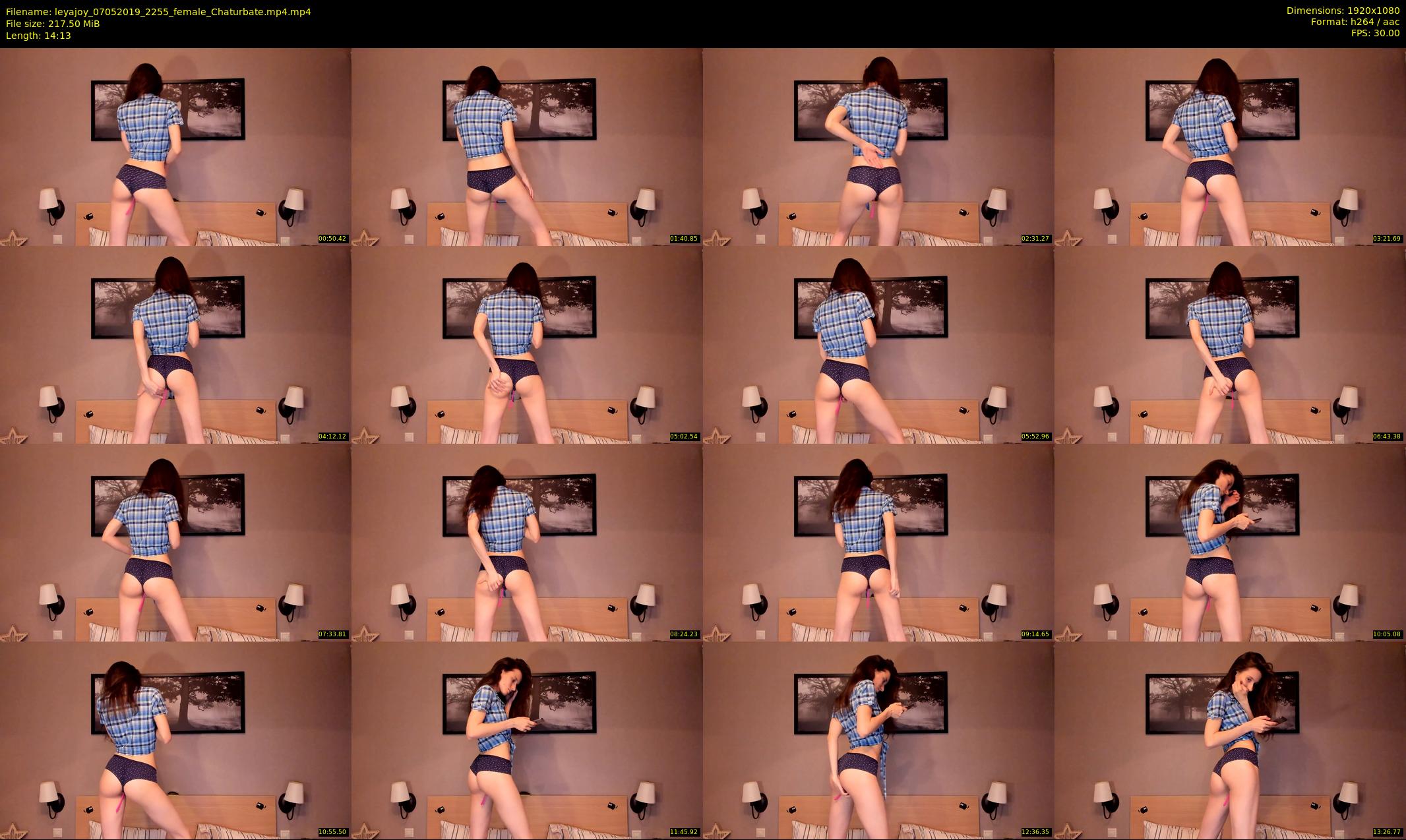 leyajoy — 15 minute Chaturbate female cam show recording, 1080p, May 7, 2019