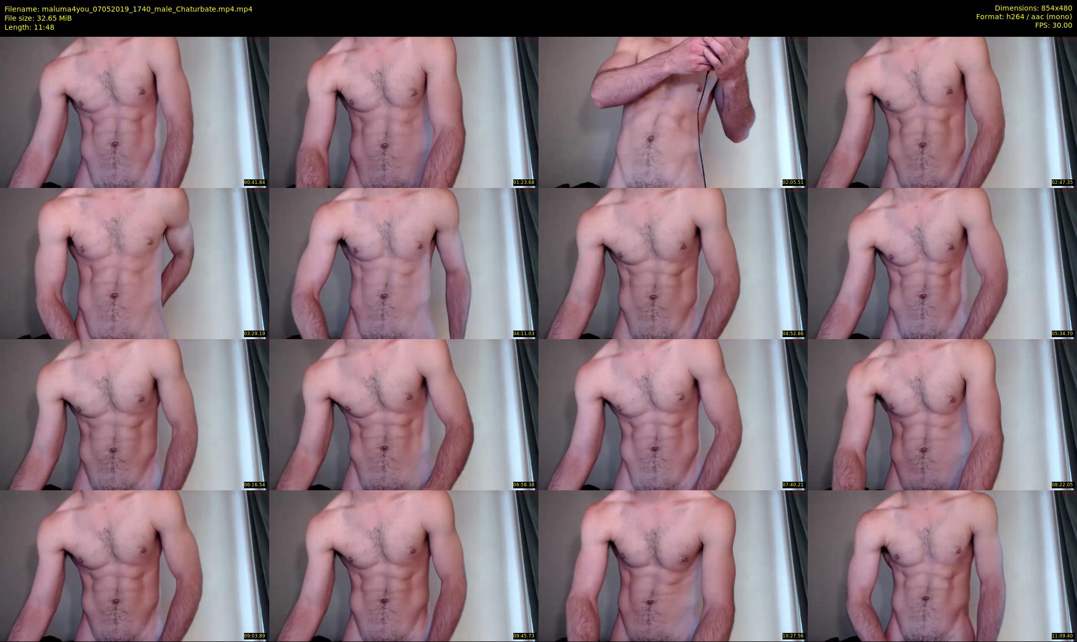 maluma4you — 12 minute Chaturbate male cam show recording, 480p, May 7, 2019