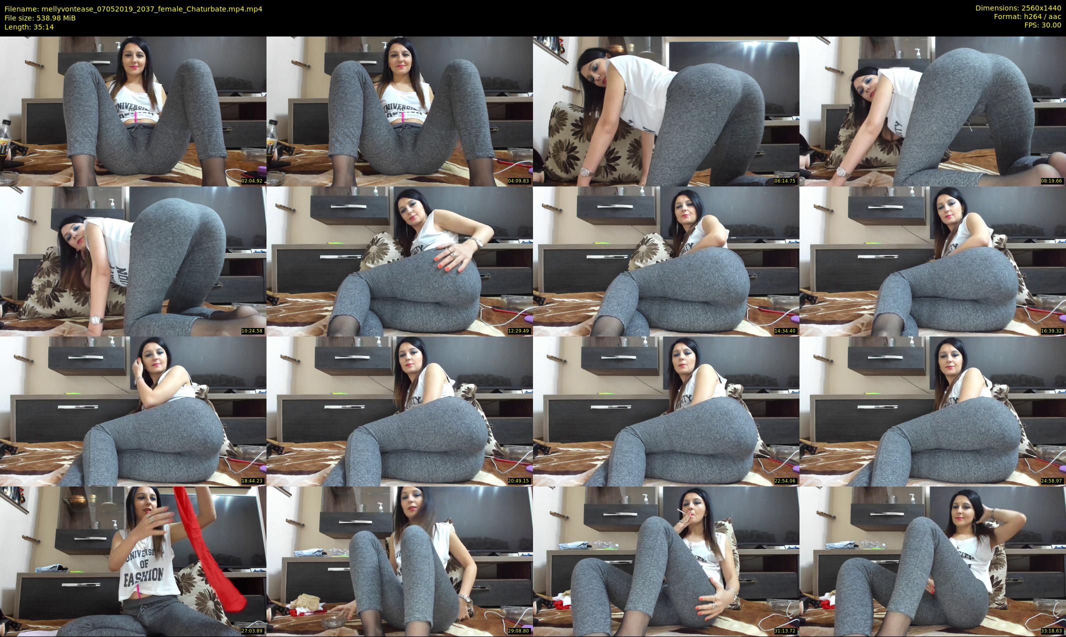 mellyvontease — 36 minute Chaturbate female cam show recording, 1080p, May 7, 2019