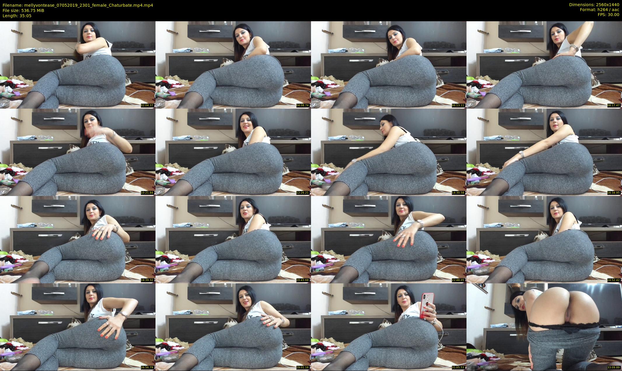 mellyvontease — 36 minute Chaturbate female cam show recording, 1080p, May 7, 2019