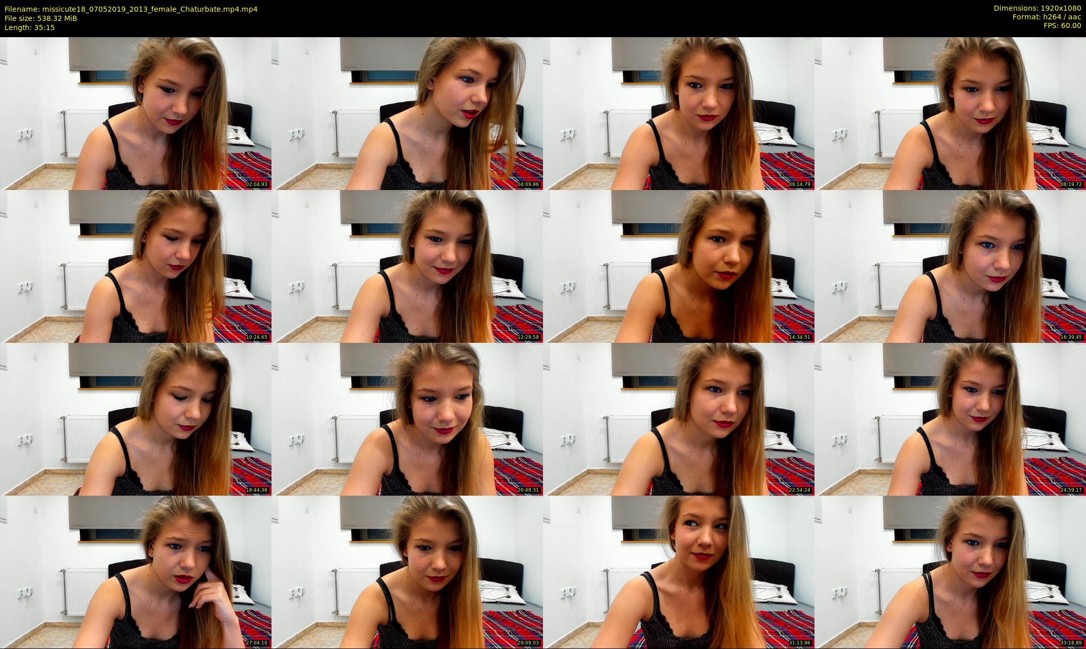missicute18 — 36 minute Chaturbate female cam show recording, 1080p, May 7, 2019