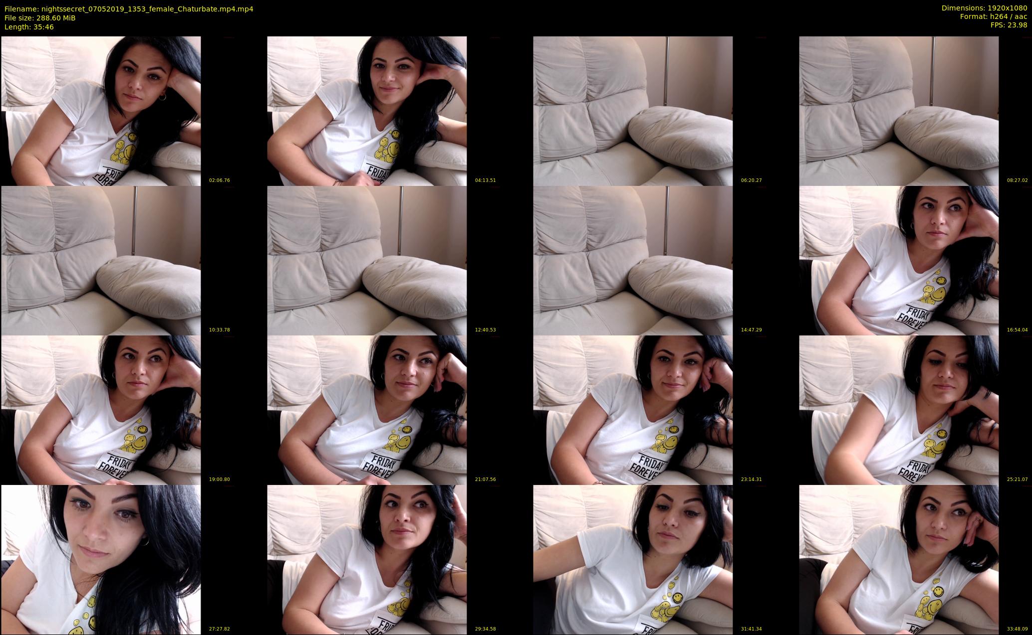 nightssecret — 36 minute Chaturbate female cam show recording, 1080p, May 7, 2019