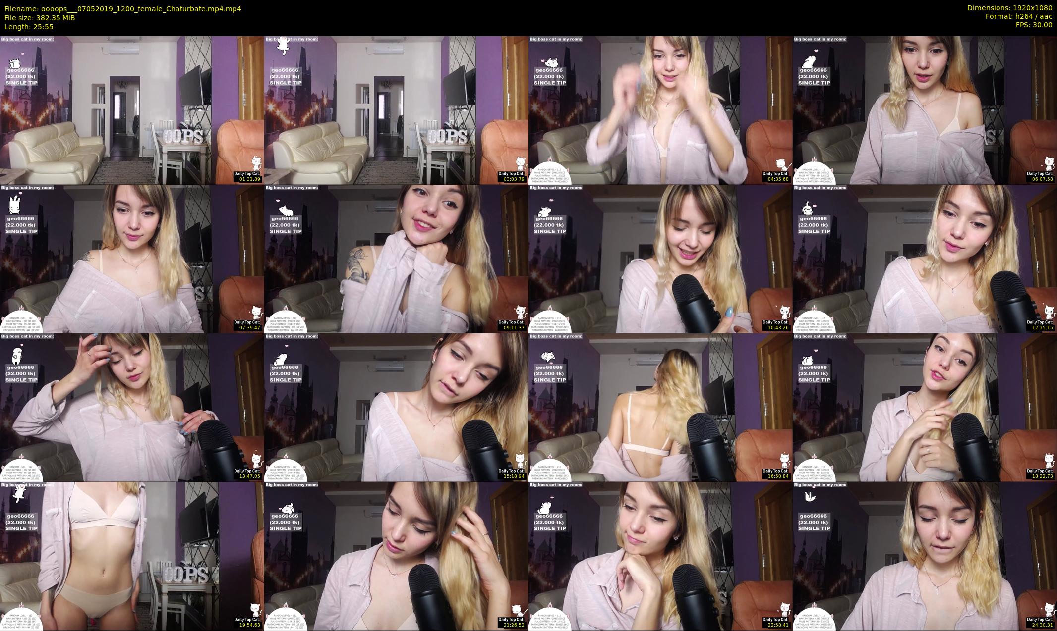 oooops__ — 26 minute Chaturbate female cam show recording, 1080p, May 7, 2019