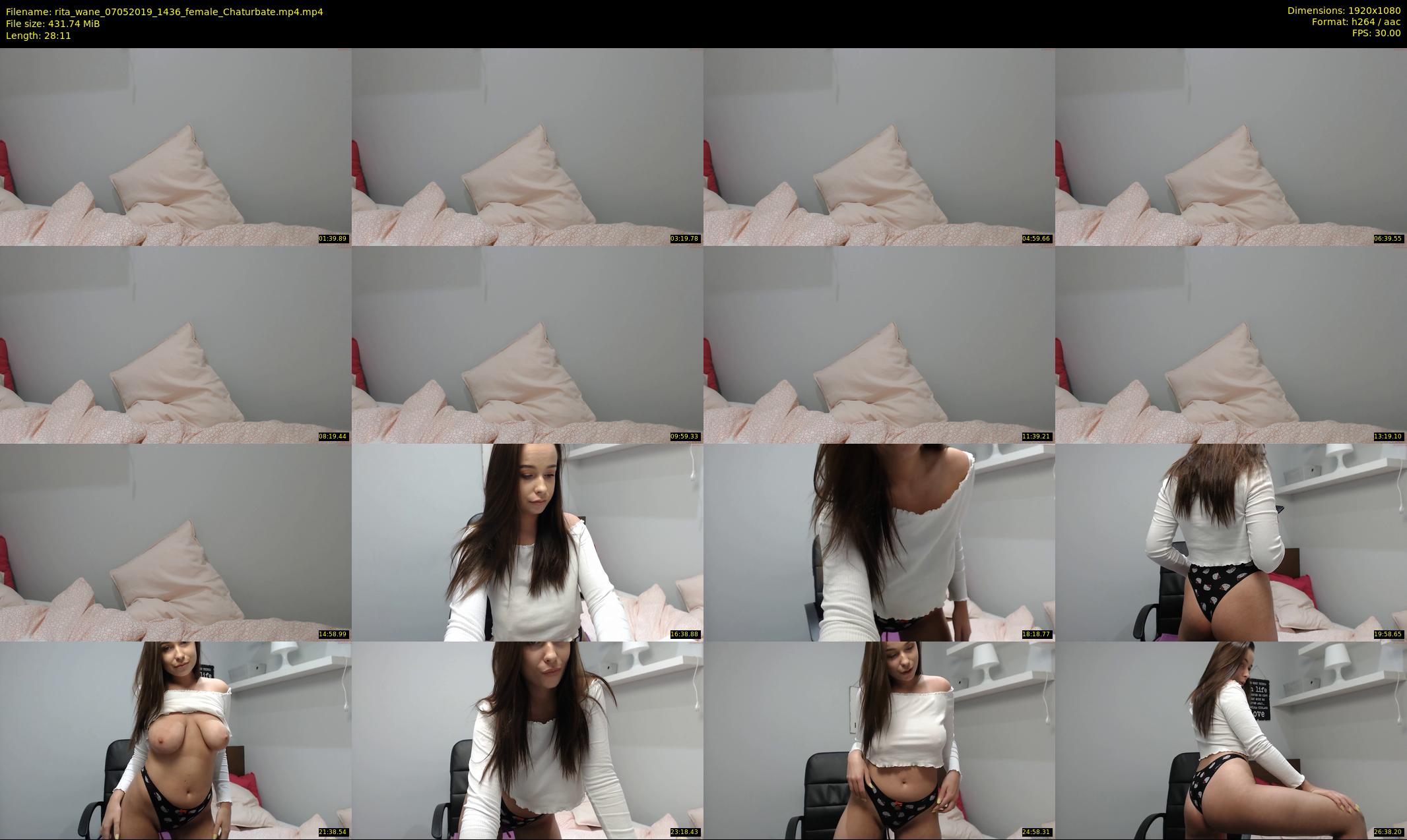 rita_wane — 29 minute Chaturbate female cam show recording, 1080p, May 7, 2019
