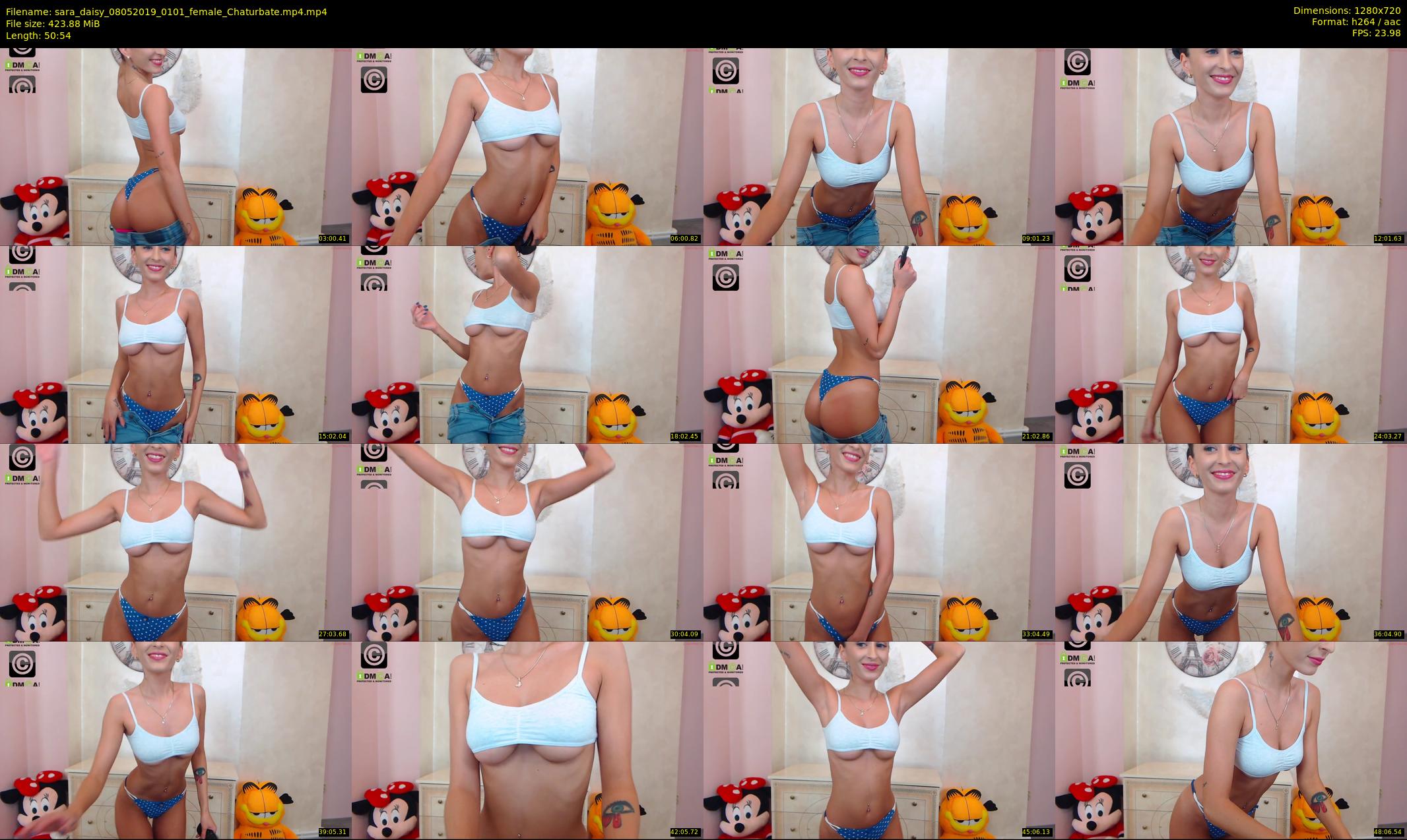 sara_daisy — 51 minute Chaturbate female cam show recording, 720p, May 8, 2019