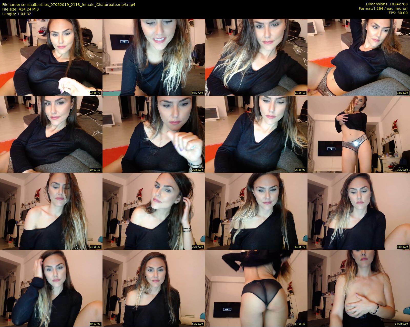 sensualbarbies — 65 minute Chaturbate female cam show recording, 720p, May 7, 2019