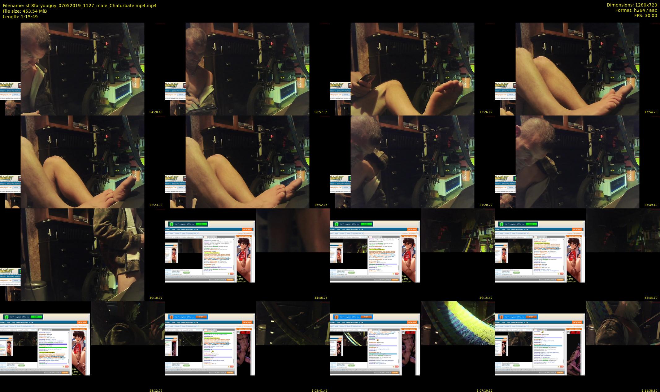 str8foryouguy — 76 minute Chaturbate male cam show recording, 720p, May 7, 2019
