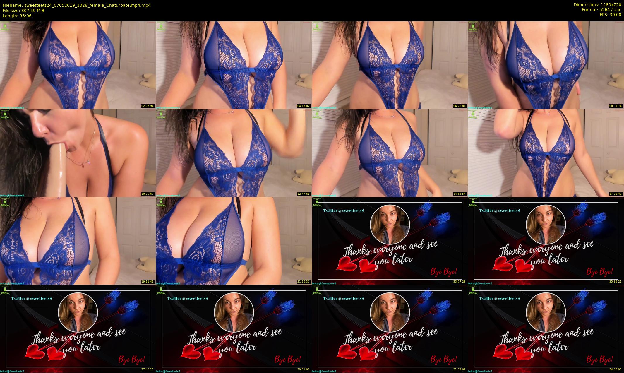 sweetteets24 — 37 minute Chaturbate female cam show recording, 720p, May 7, 2019