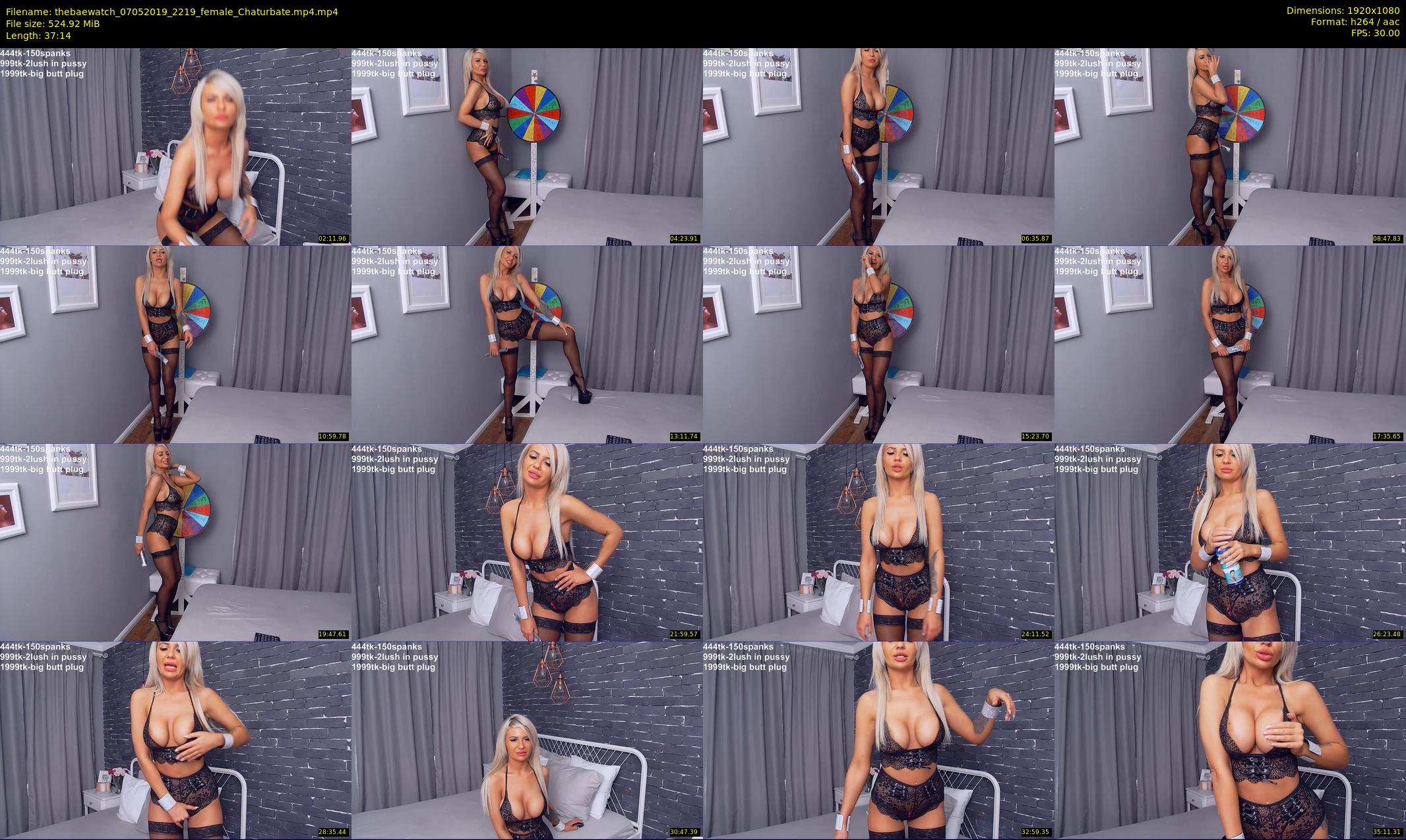 thebaewatch — 38 minute Chaturbate female cam show recording, 1080p, May 7, 2019