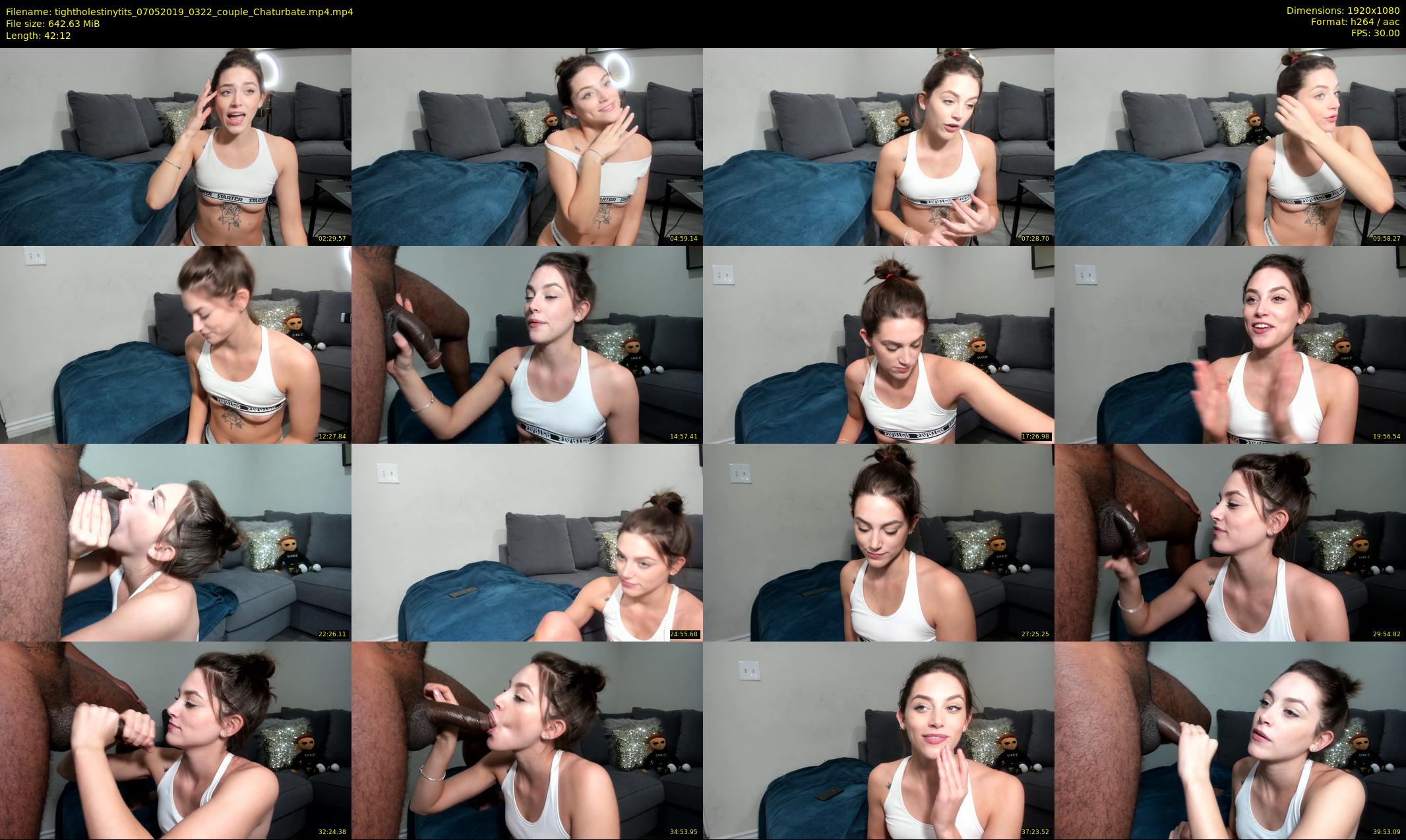 tightholestinytits — 43 minute Chaturbate couple cam show recording, 1080p, May 7, 2019