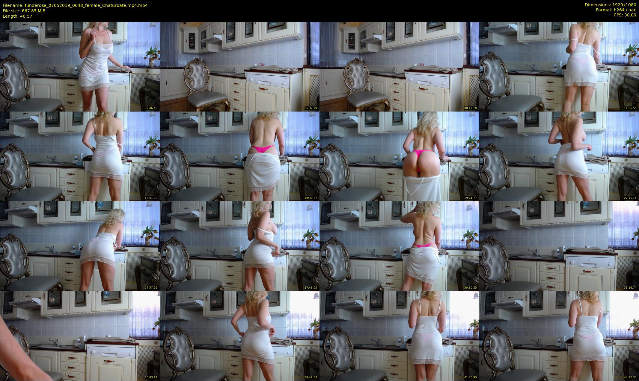tunderose — 47 minute Chaturbate female cam show recording, 1080p, May 7, 2019