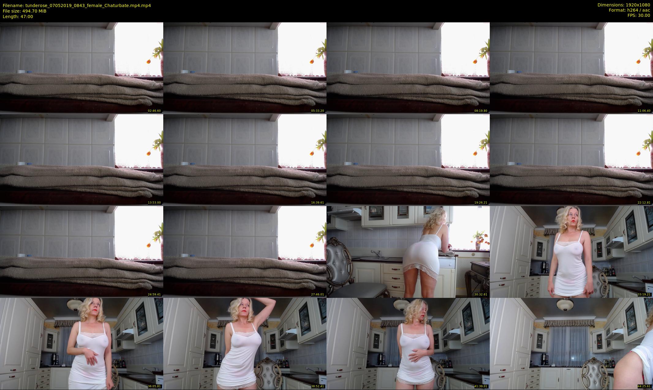 tunderose — 47 minute Chaturbate female cam show recording, 1080p, May 7, 2019