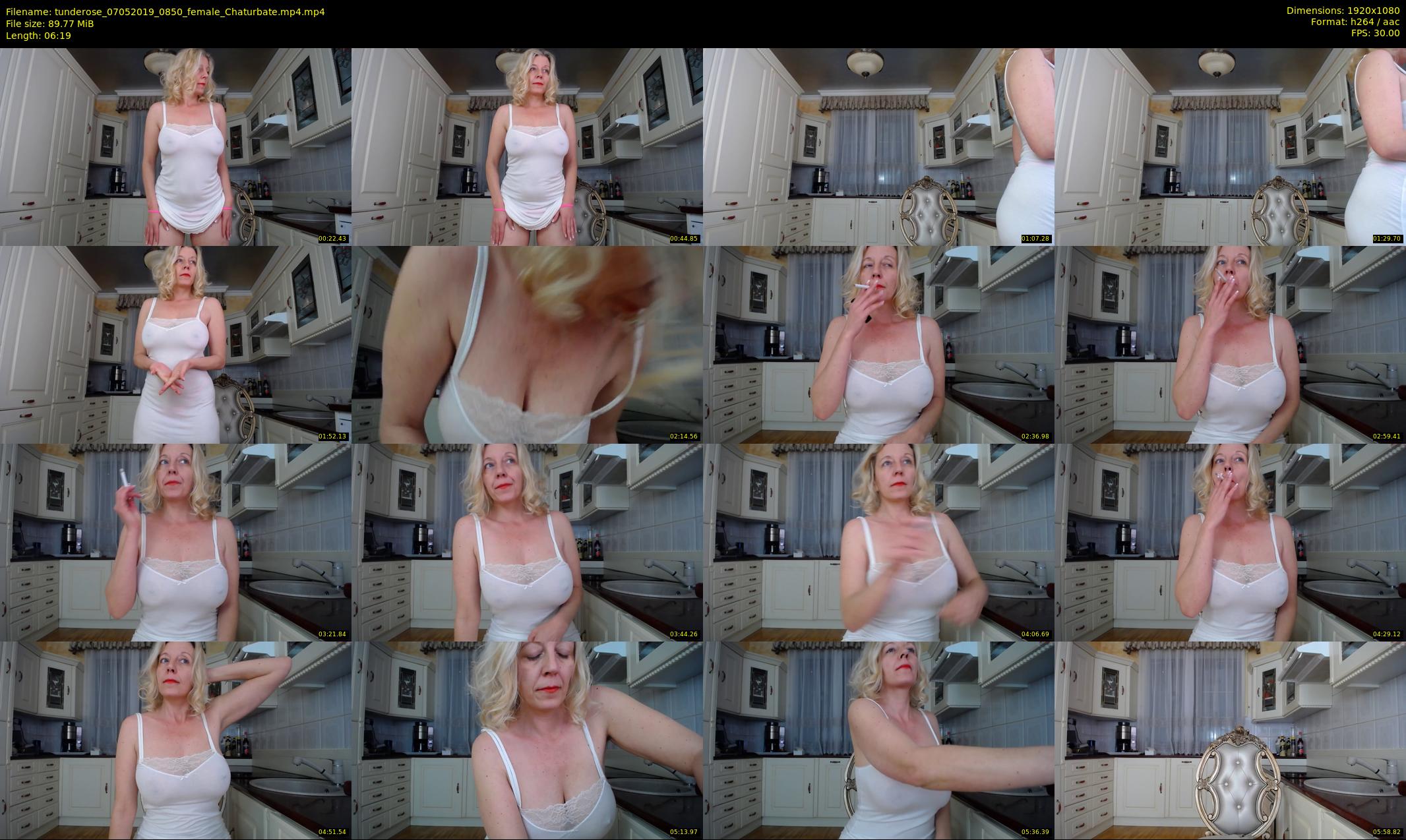 tunderose — 7 minute Chaturbate female cam show recording, 1080p, May 7, 2019