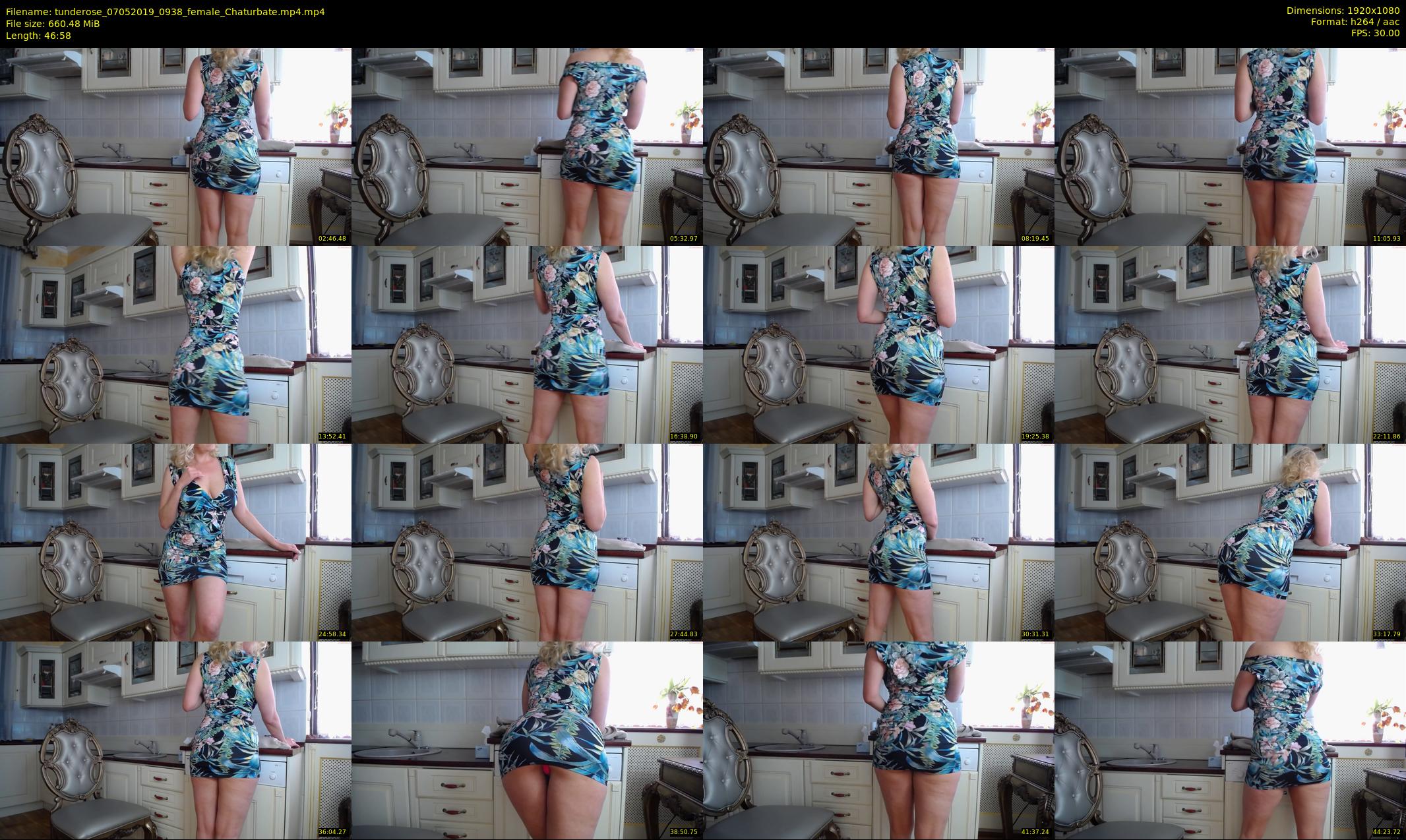 tunderose — 47 minute Chaturbate female cam show recording, 1080p, May 7, 2019