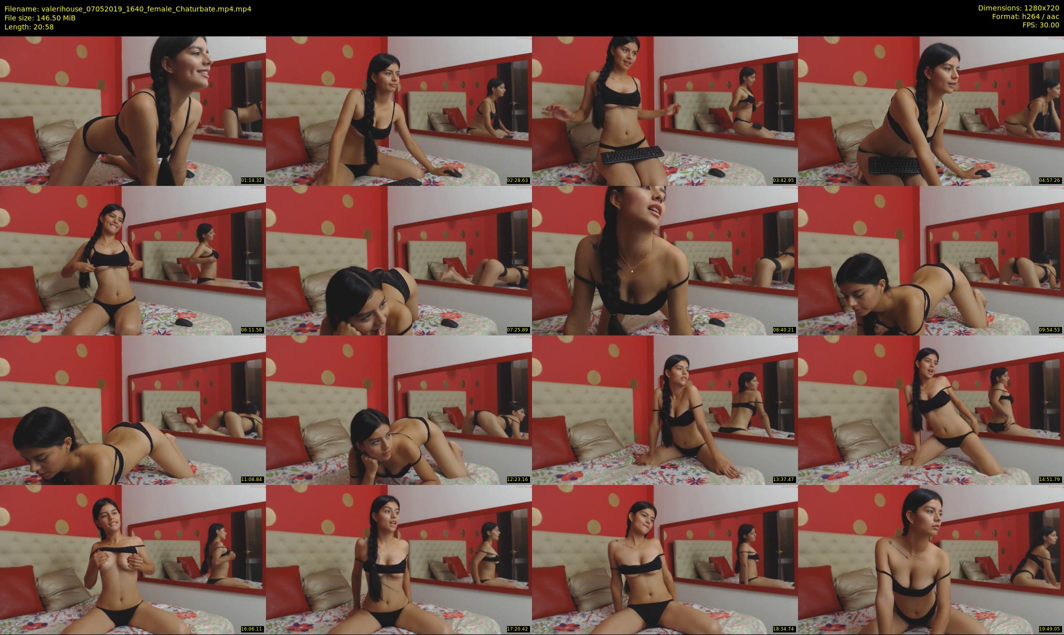 valerihouse — 21 minute Chaturbate female cam show recording, 720p, May 7, 2019