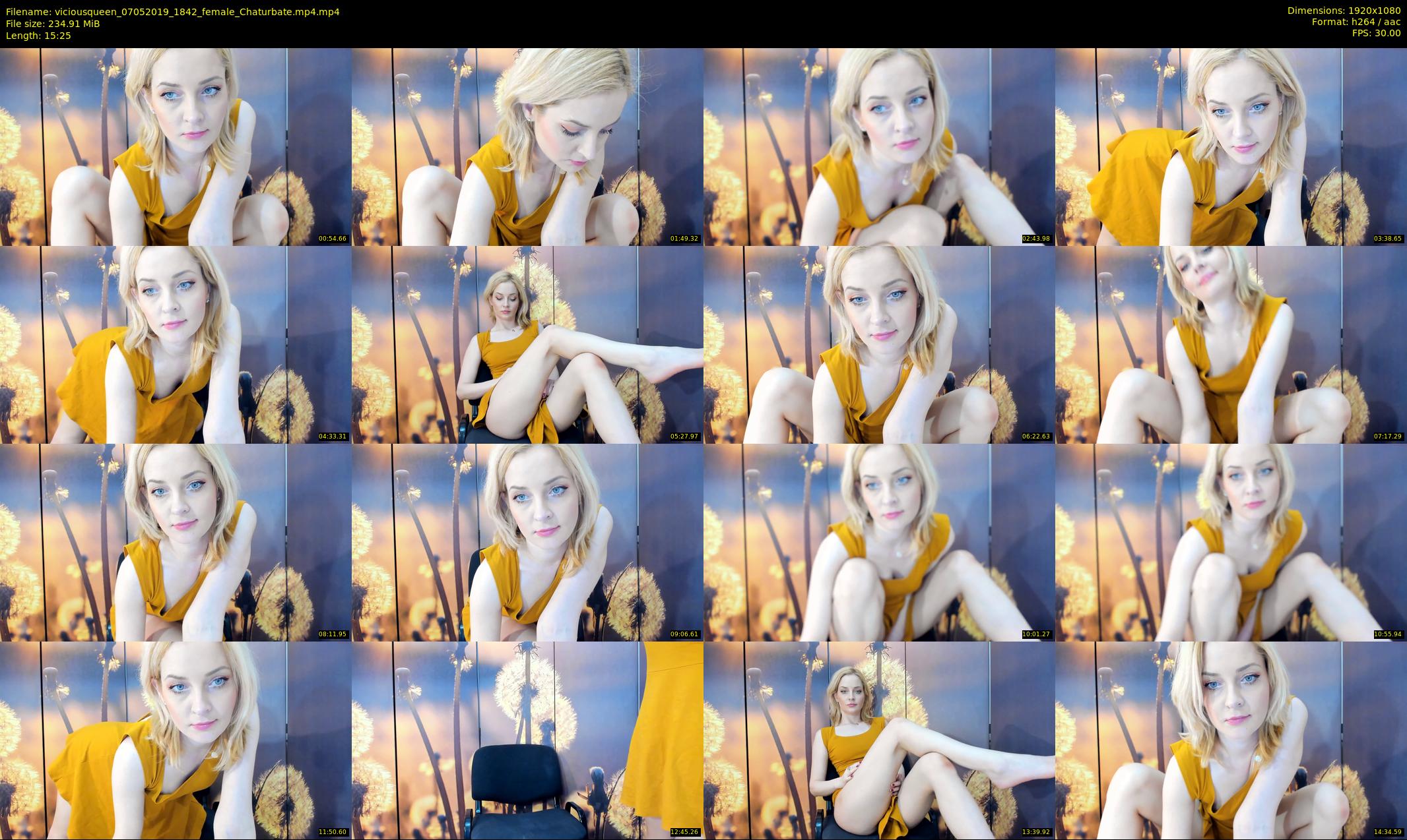 viciousqueen — 16 minute Chaturbate female cam show recording, 1080p, May 7, 2019