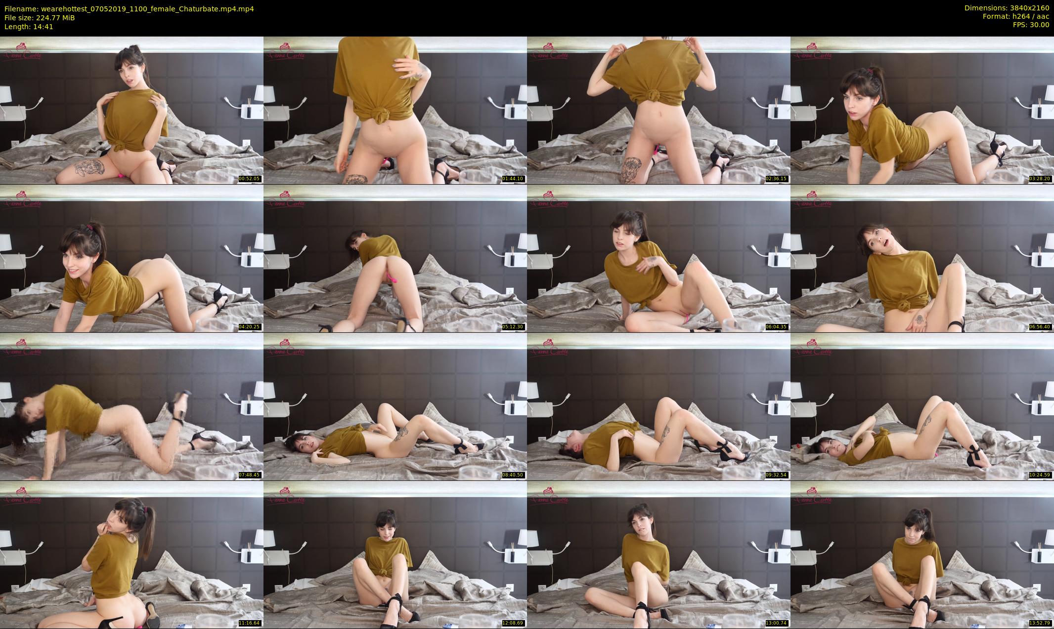 wearehottest — 15 minute Chaturbate couple cam show recording, 4K, May 7, 2019