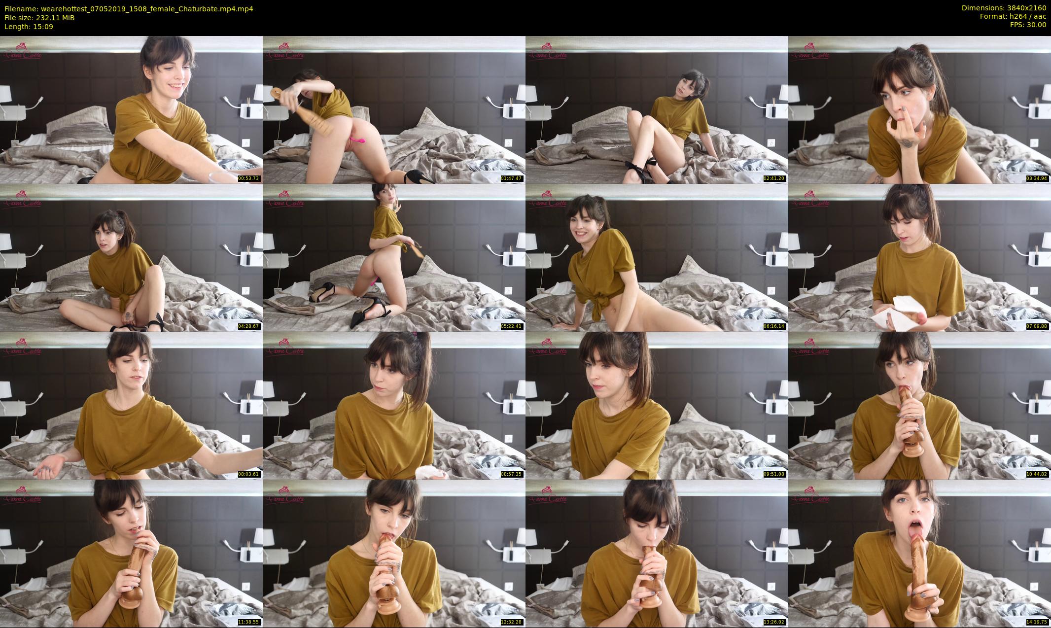 wearehottest — 16 minute Chaturbate couple cam show recording, 4K, May 7, 2019