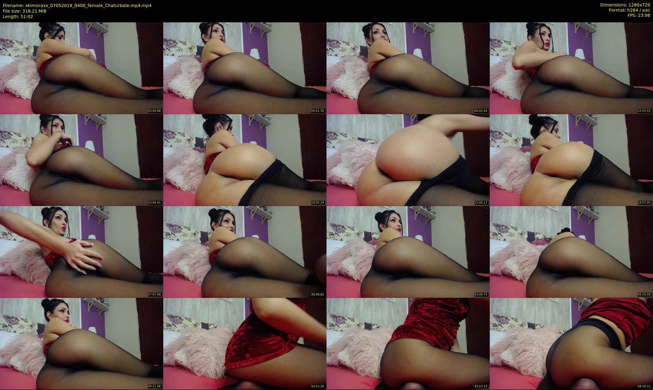 xkimoraxx — 52 minute Chaturbate female cam show recording, 720p, May 7, 2019