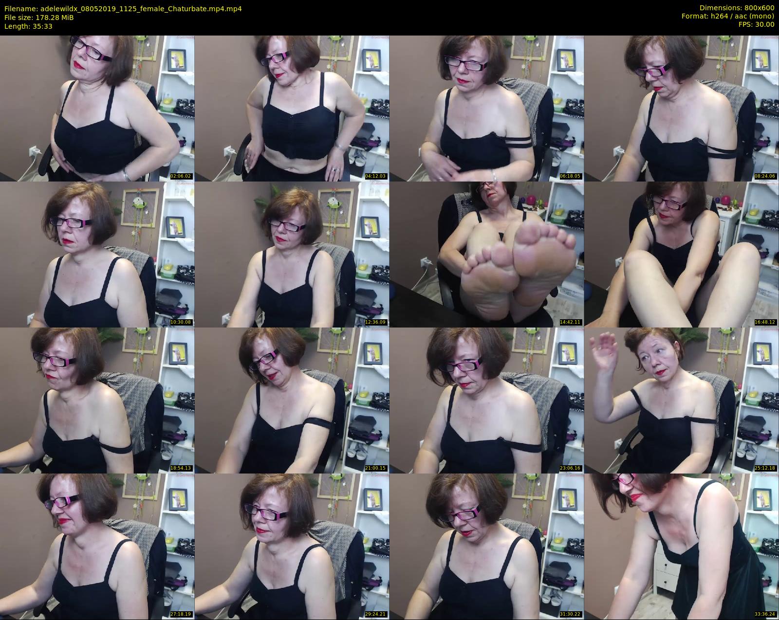 adelewildx — 36 minute Chaturbate female cam show recording, 480p, May 8, 2019