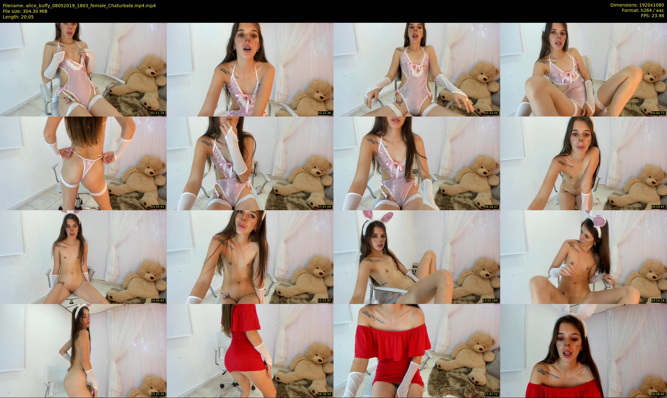 alice_buffy — 21 minute Chaturbate female cam show recording, 1080p, May 8, 2019
