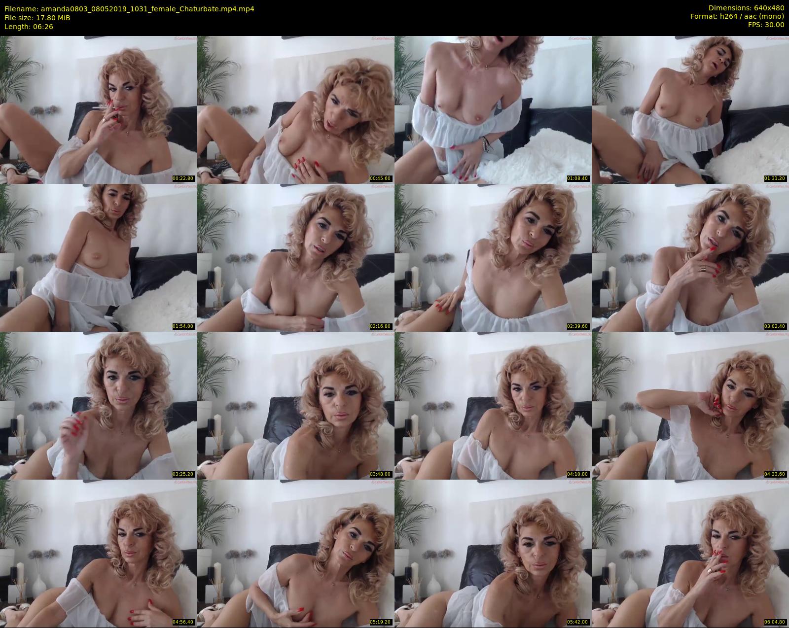 amanda0803 — 7 minute Chaturbate female cam show recording, 480p, May 8, 2019