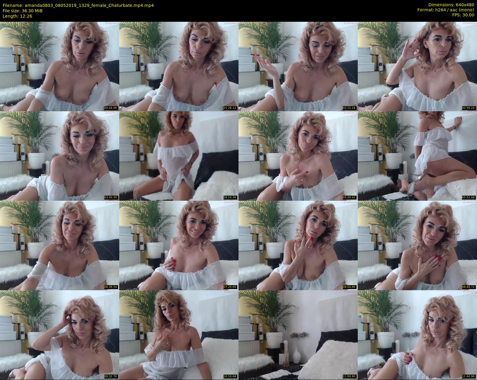 amanda0803 — 13 minute Chaturbate female cam show recording, 480p, May 8, 2019