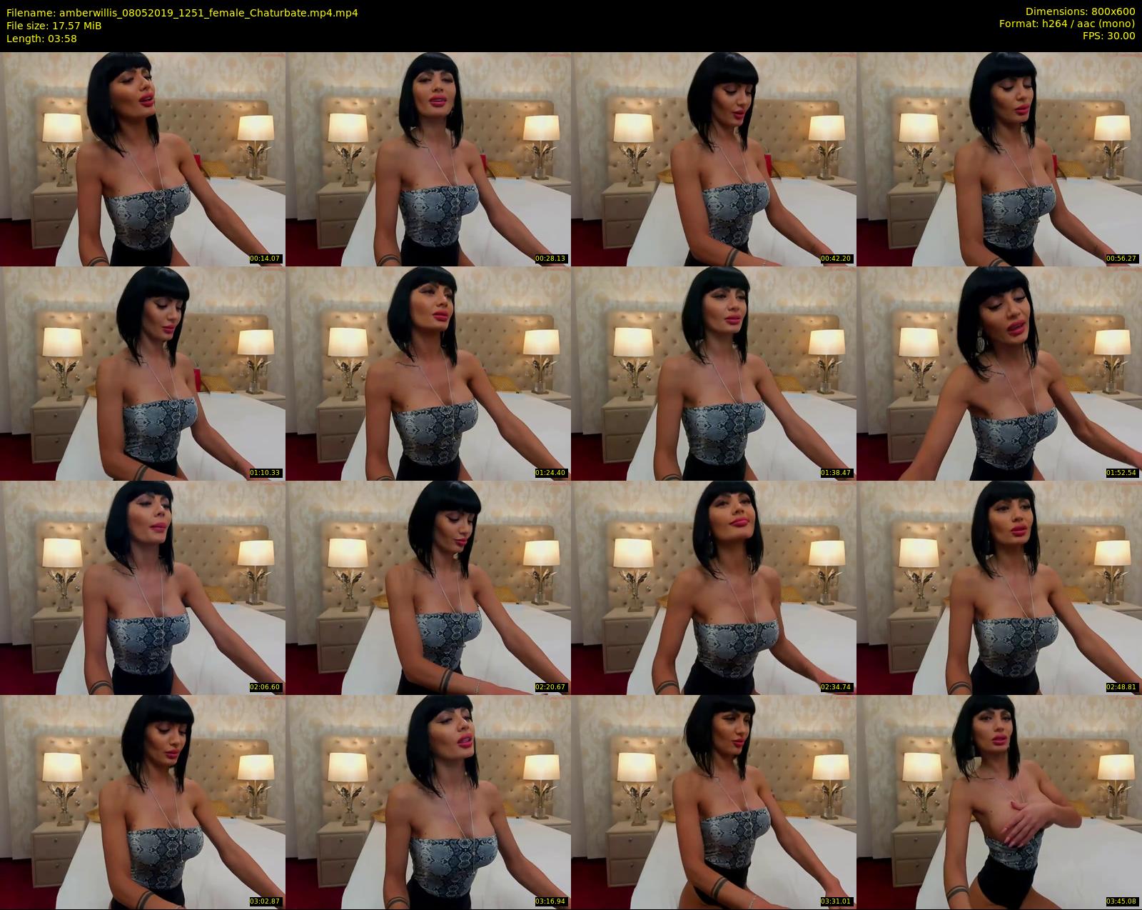 amberwillis — 4 minute Chaturbate female cam show recording, 480p, May 8, 2019