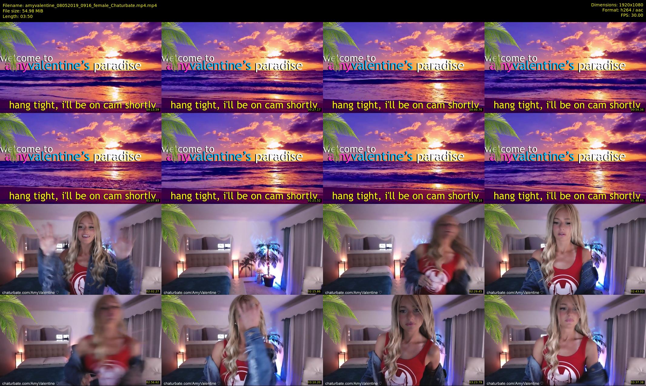 amyvalentine — 4 minute Chaturbate female cam show recording, 1080p, May 8, 2019
