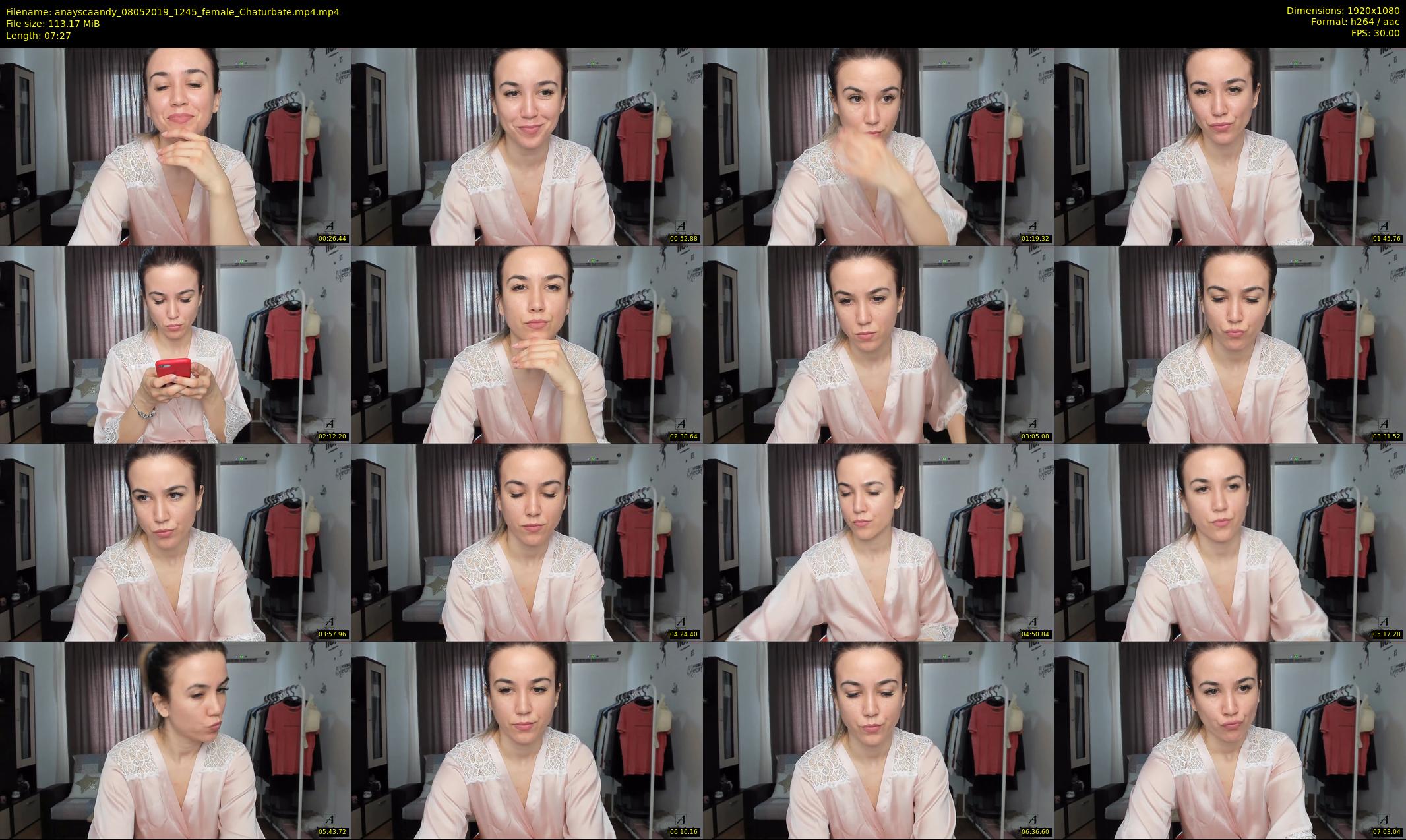 anayscaandy — 8 minute Chaturbate female cam show recording, 1080p, May 8, 2019