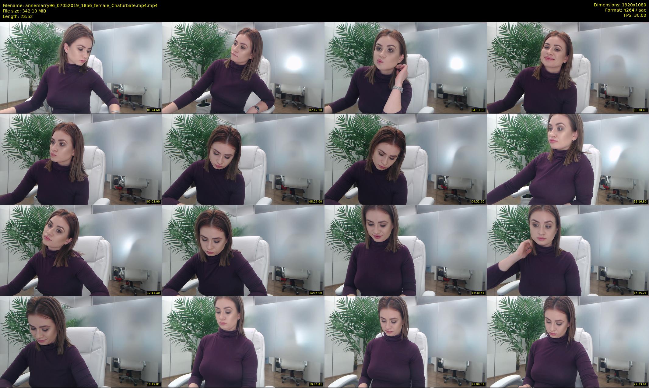 annemarry96 — 24 minute Chaturbate female cam show recording, 1080p, May 7, 2019