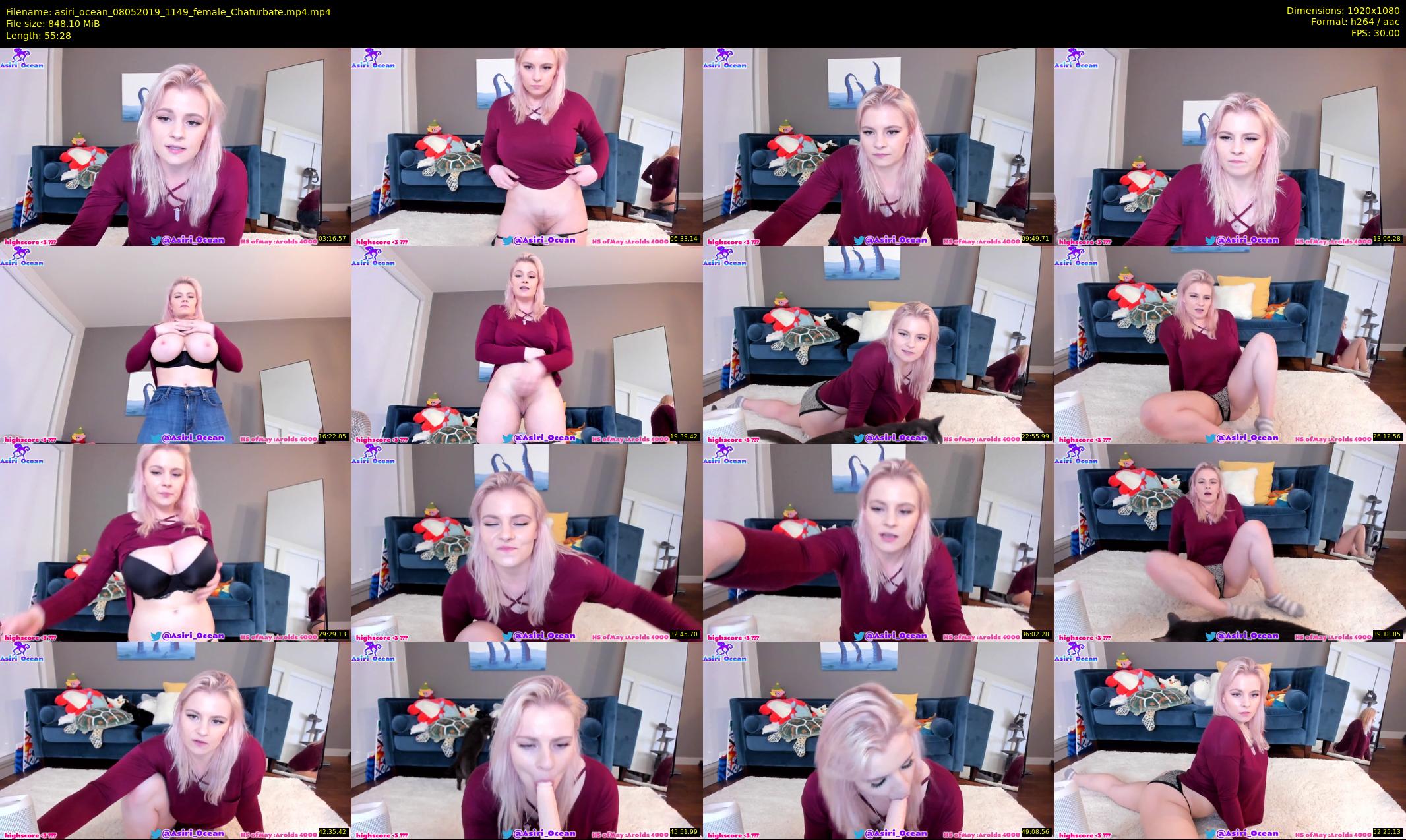 asiri_ocean — 56 minute Chaturbate female cam show recording, 1080p, May 8, 2019