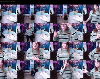 blueasfuck — 56 minute Chaturbate female cam show recording, 1080p, May 8, 2019