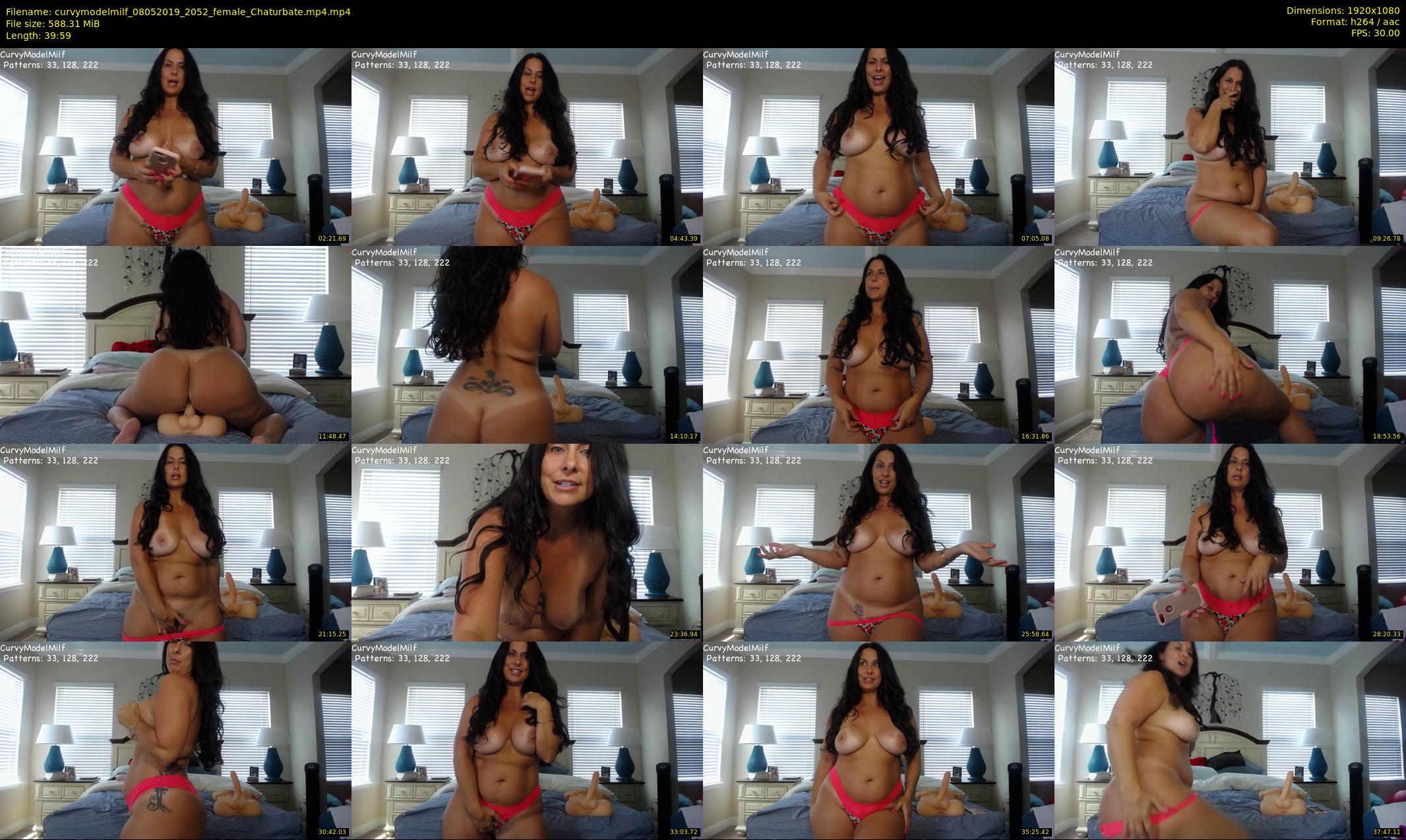 curvymodelmilf — 40 minute Chaturbate female cam show recording, 1080p, May 8, 2019