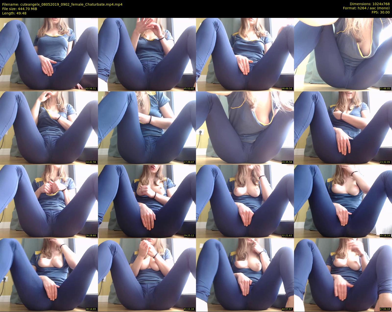 cuteangelx — 50 minute Chaturbate female cam show recording, 720p, May 8, 2019