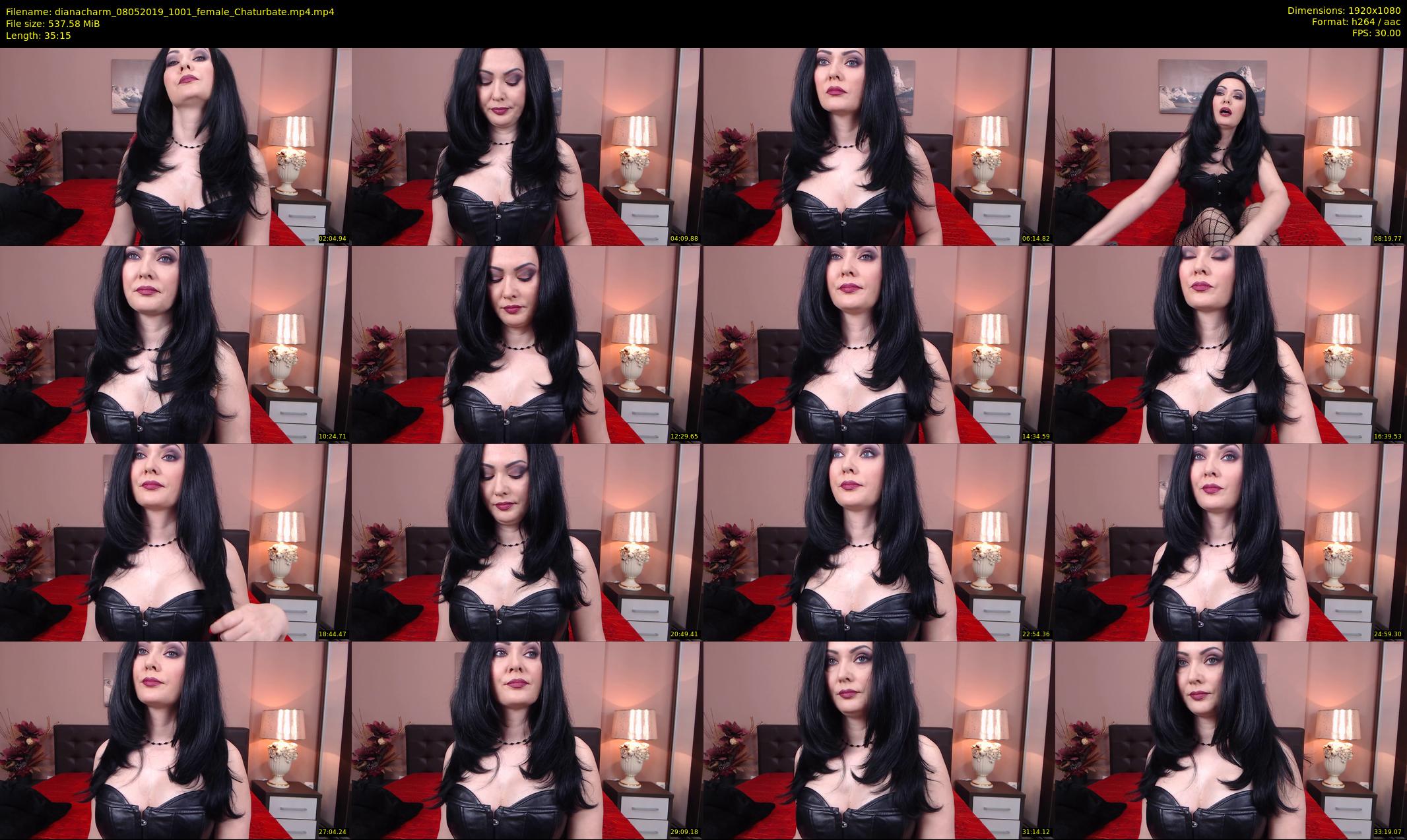 dianacharm — 36 minute Chaturbate female cam show recording, 1080p, May 8, 2019