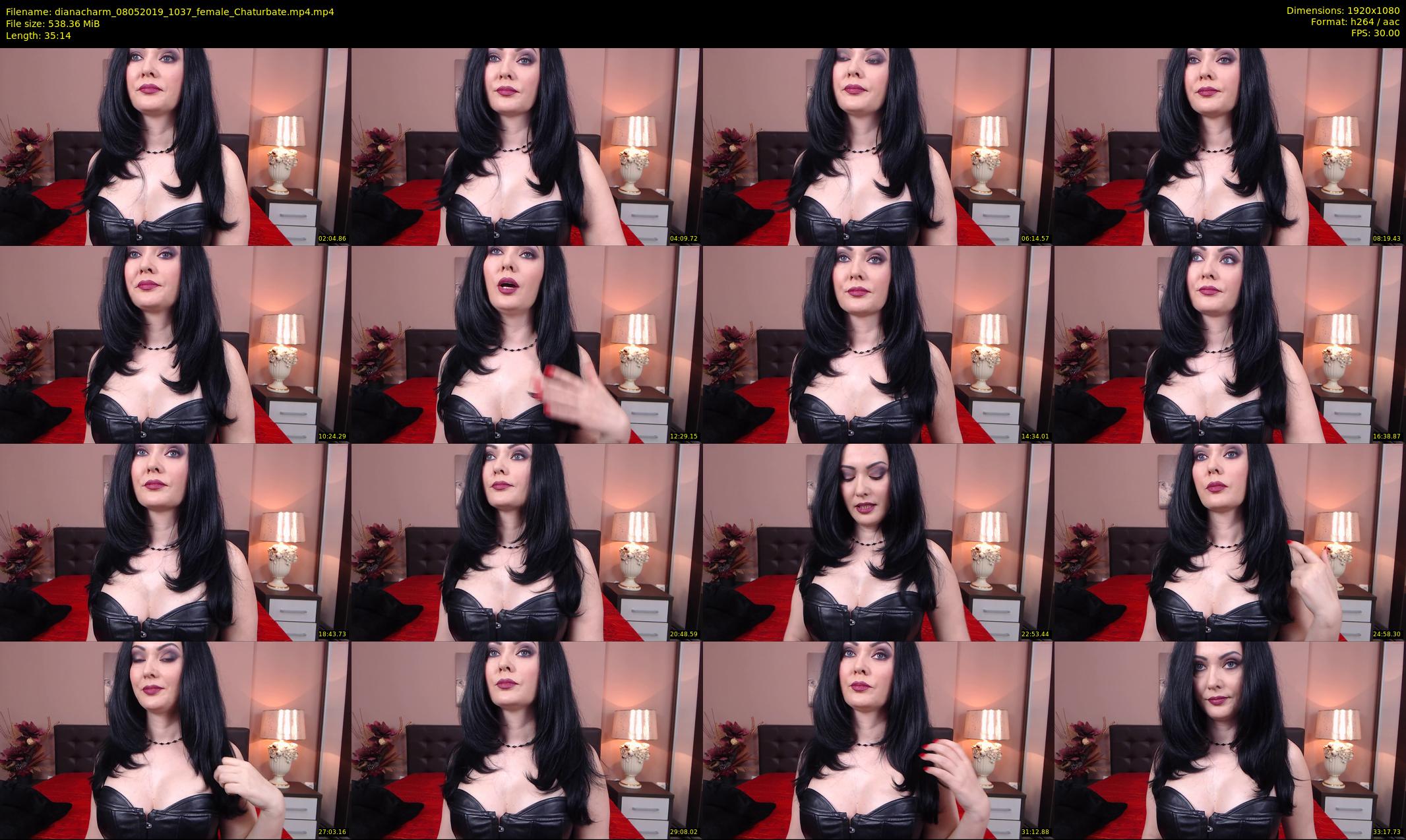 dianacharm — 36 minute Chaturbate female cam show recording, 1080p, May 8, 2019