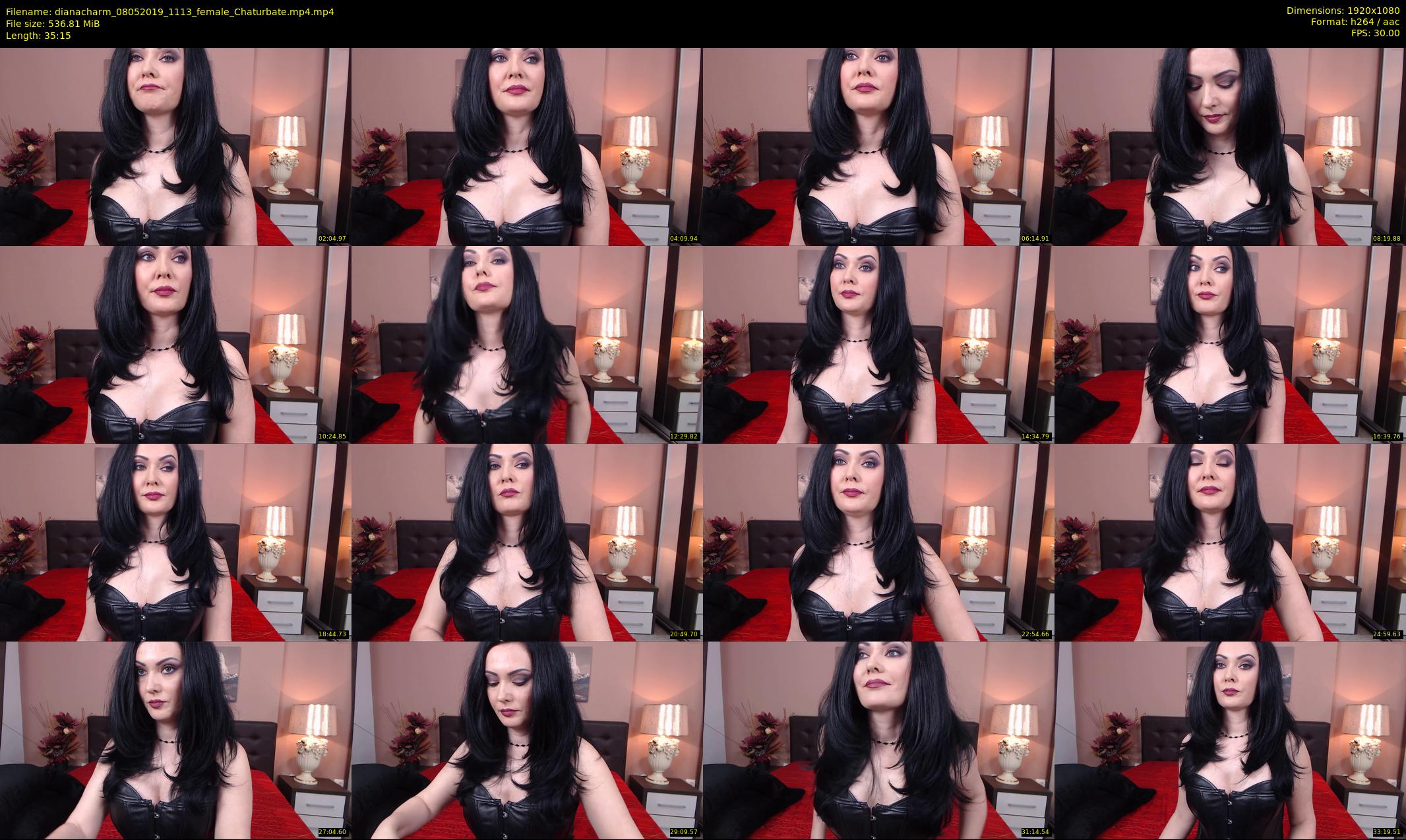 dianacharm — 36 minute Chaturbate female cam show recording, 1080p, May 8, 2019