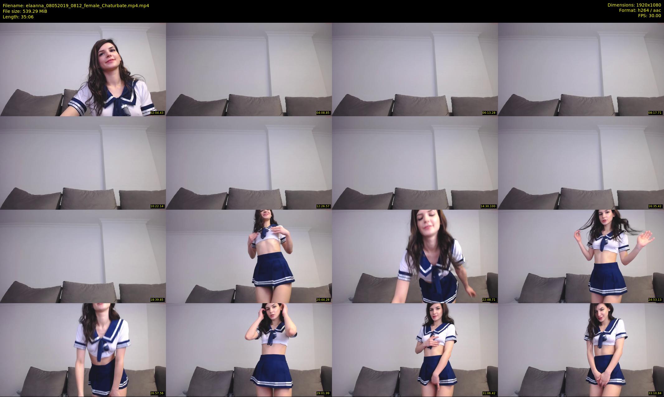 elaanna — 36 minute Chaturbate female cam show recording, 1080p, May 8, 2019