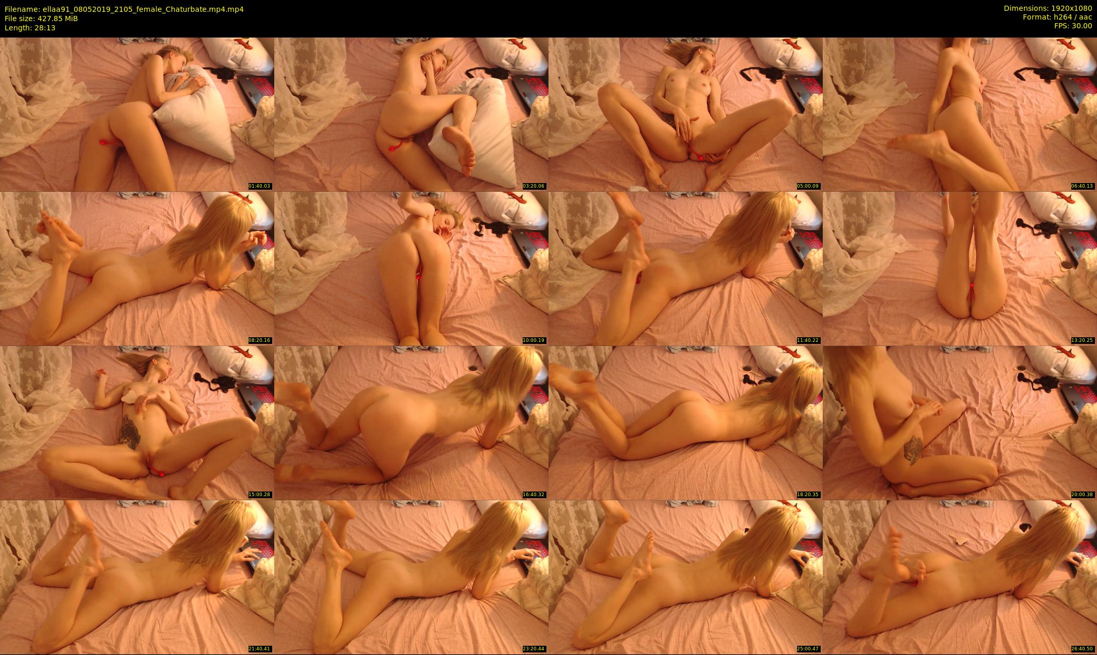 ellaa91 — 29 minute Chaturbate female cam show recording, 1080p, May 8, 2019